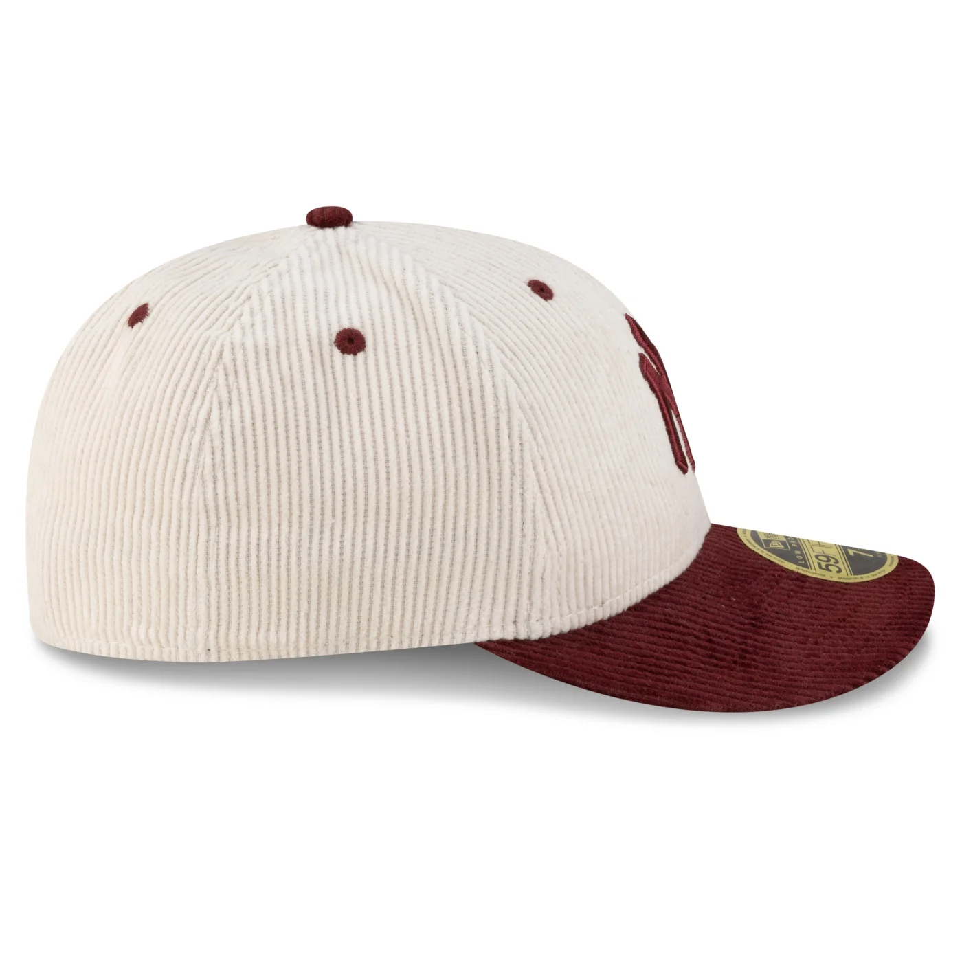 Bone New Era  9FIFTY Low Profile  New York Yankees MLB Bege Bege/Bordô 4