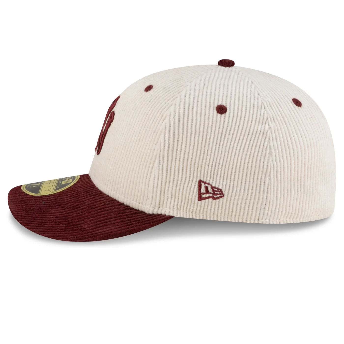 Bone New Era  9FIFTY Low Profile  New York Yankees MLB Bege Bege/Bordô 7