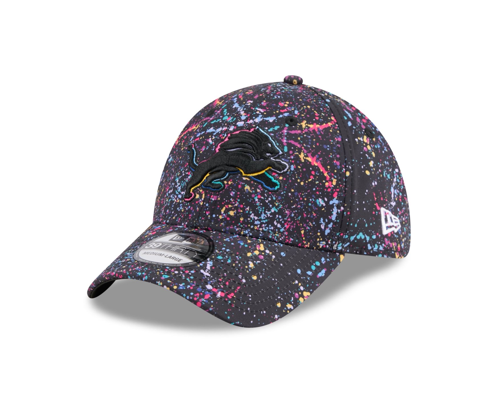 Bone New Era  39THIRTY Detroit Lions NFL Preto