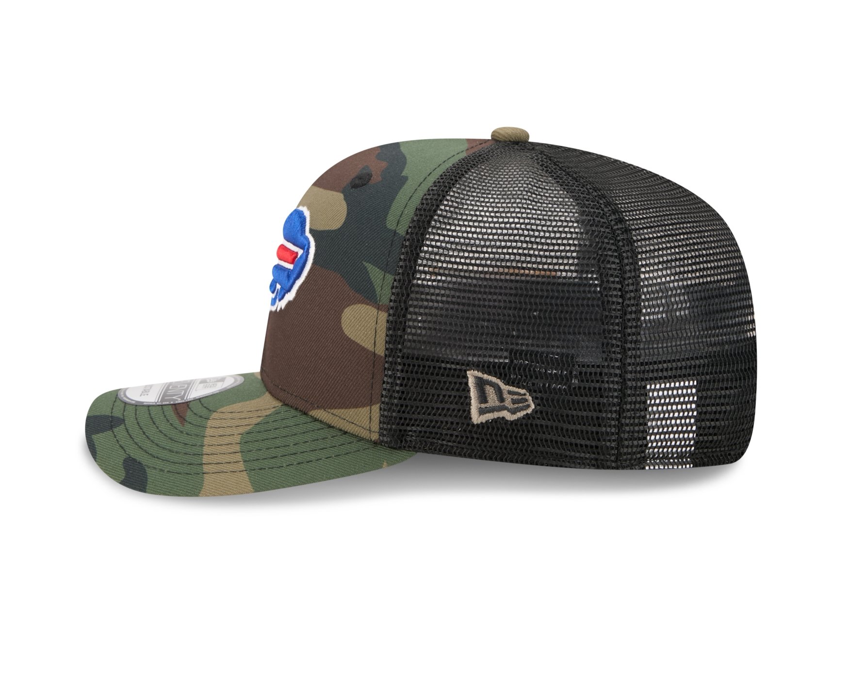 Bone New Era 9SEVENTY Buffalo Bills NFL Salute Service 2025 Azul Verde 6