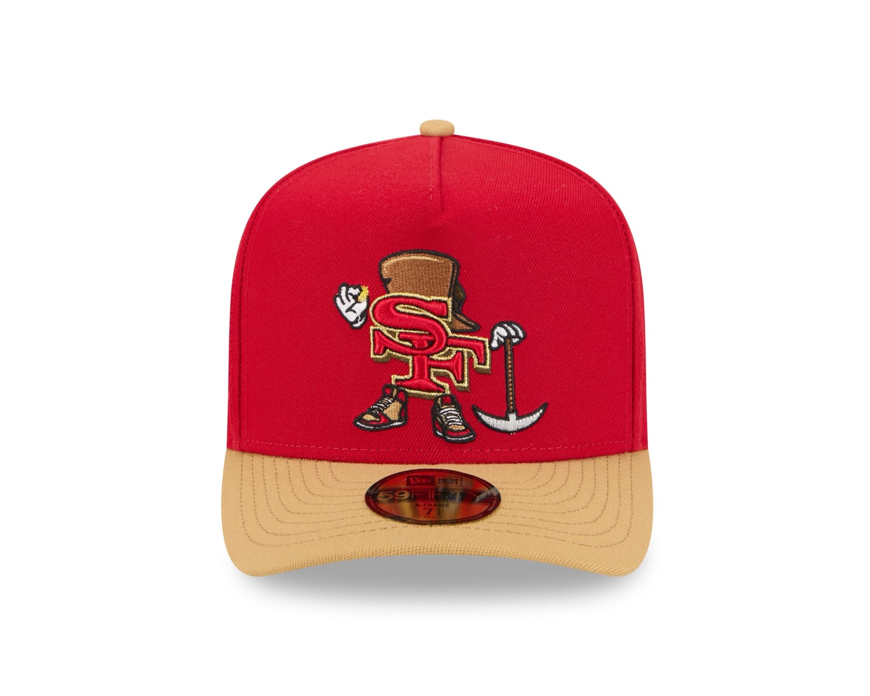 Bone New Era 59FIFTY San Francisco 49ers NFL Vermelho Vermelho 2