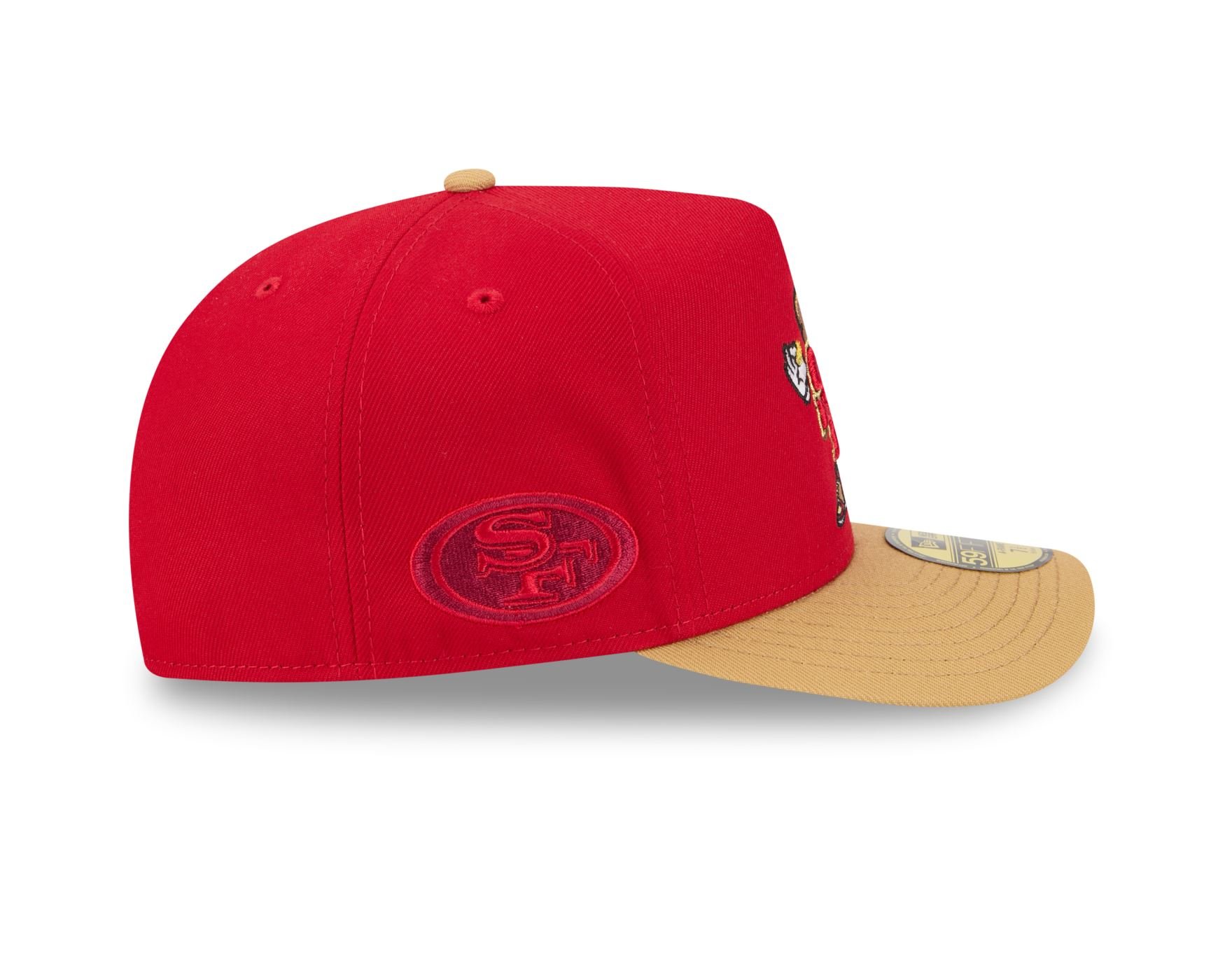 Bone New Era 59FIFTY San Francisco 49ers NFL Vermelho Vermelho 4