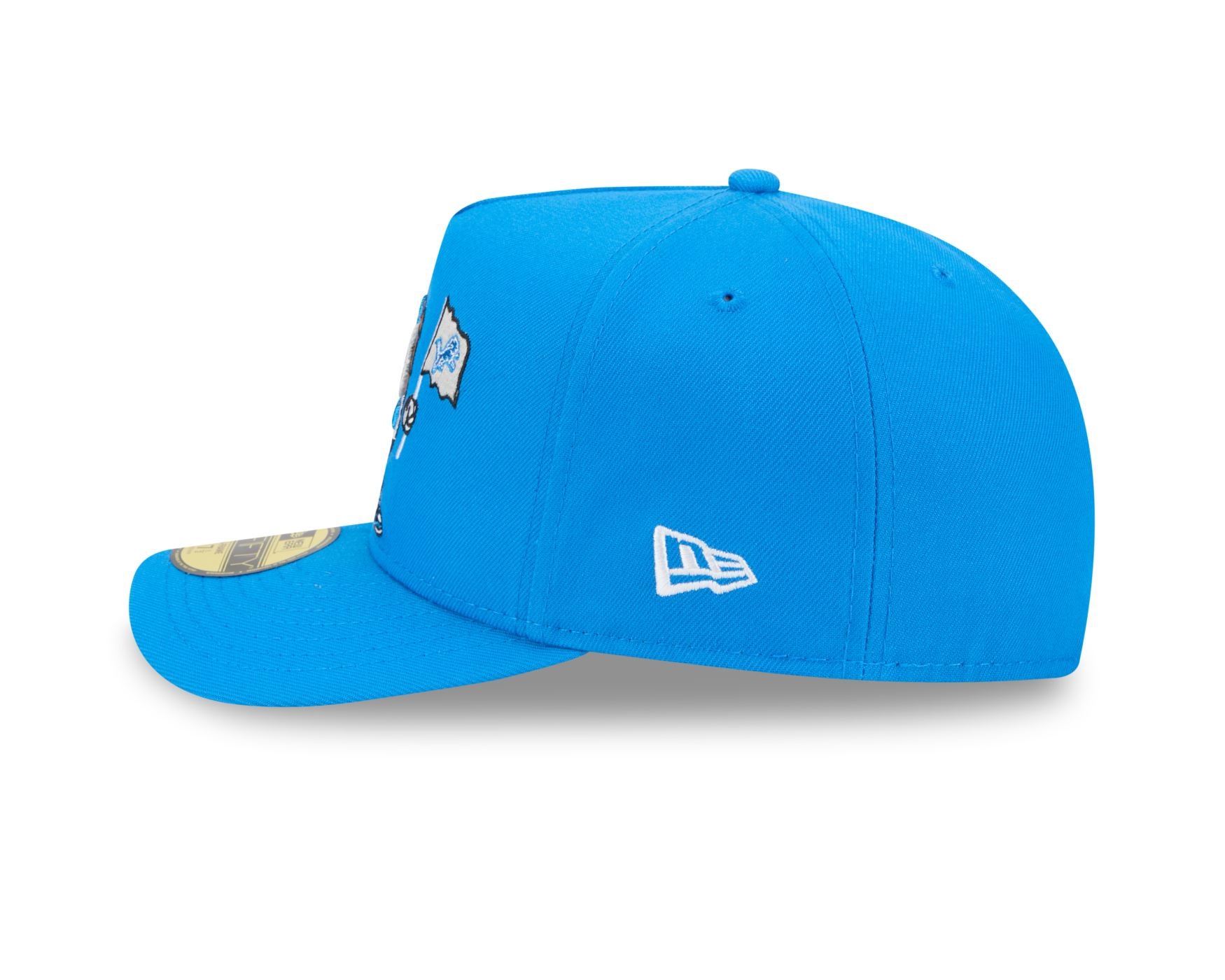 Bone New Era 59FIFTY Detroit Lions NFL Azul Azul 5