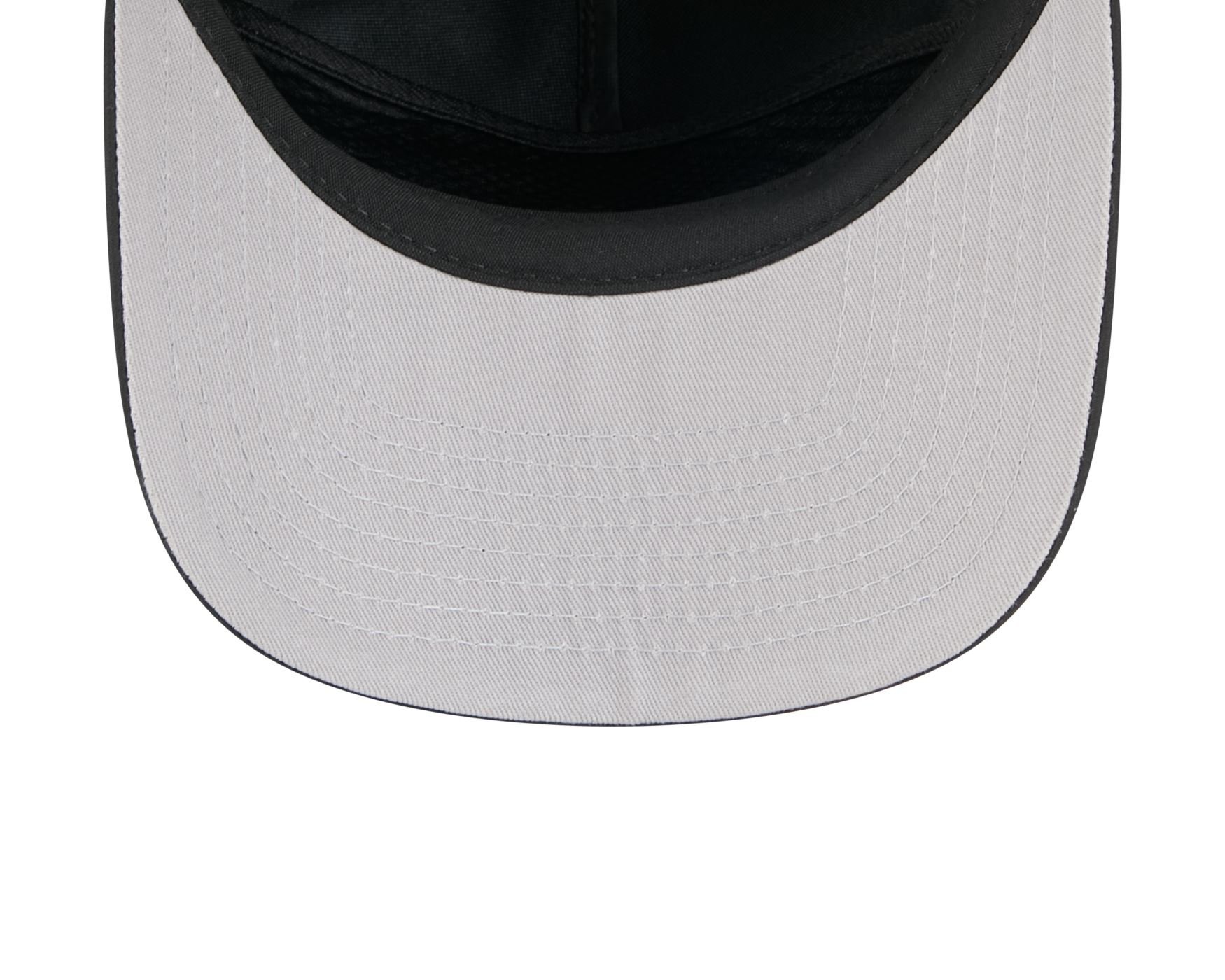 Bone New Era 19TWENTY Anaheim Ducks Quickstrike 2025 Preto Preto 7