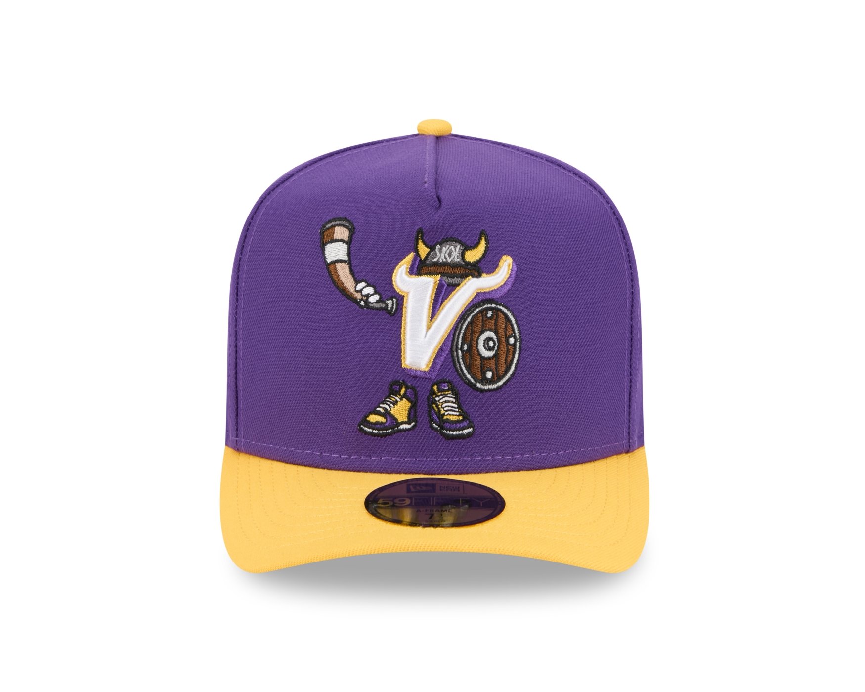 Bone New Era 59FIFTY Minnesota Vikings NFL Roxo Roxo 2