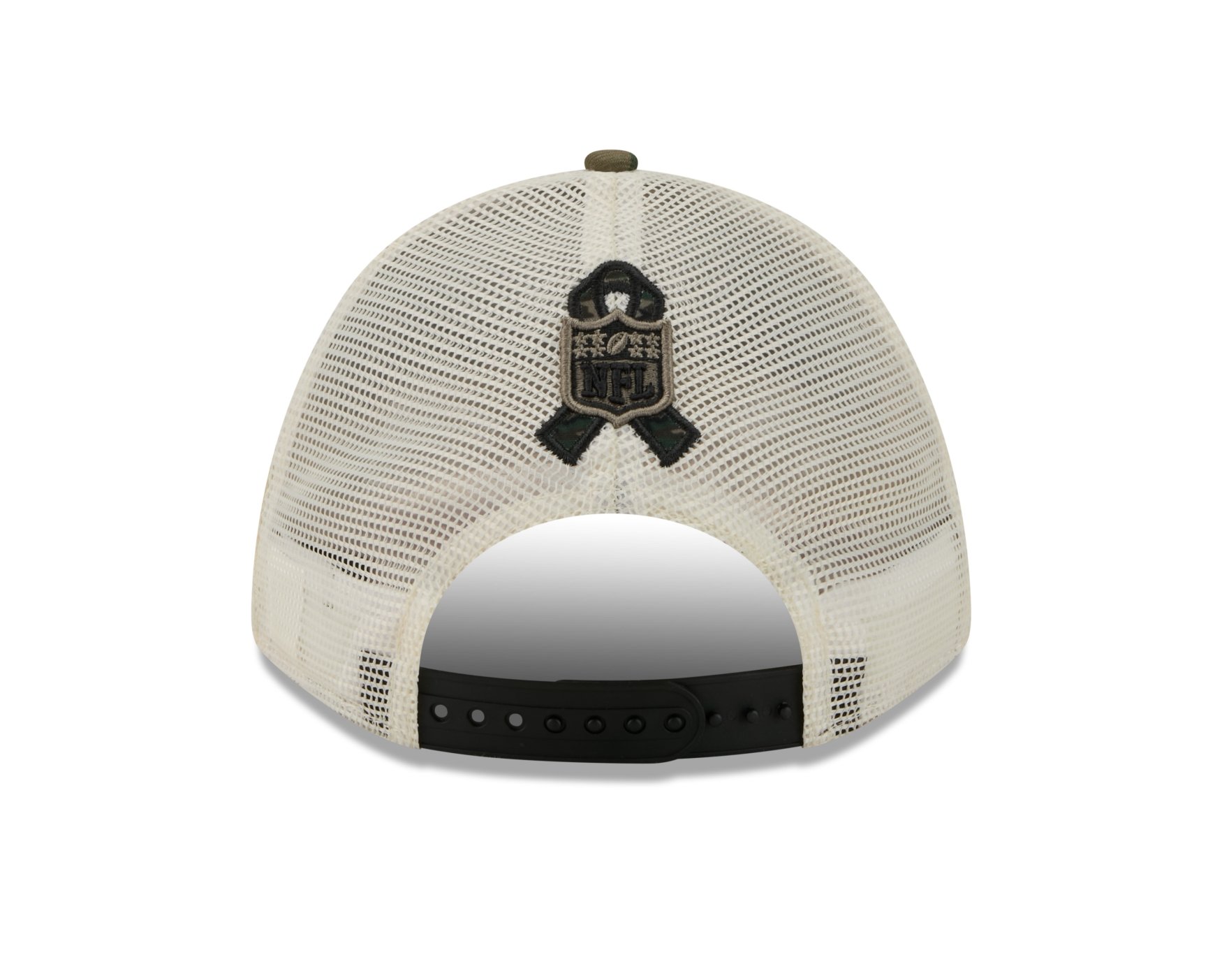 Bone New Era 9FORTY M-CROWN A-FRAME Kansas City Chiefs NFL Salute Service 2025 Militar Militar 4