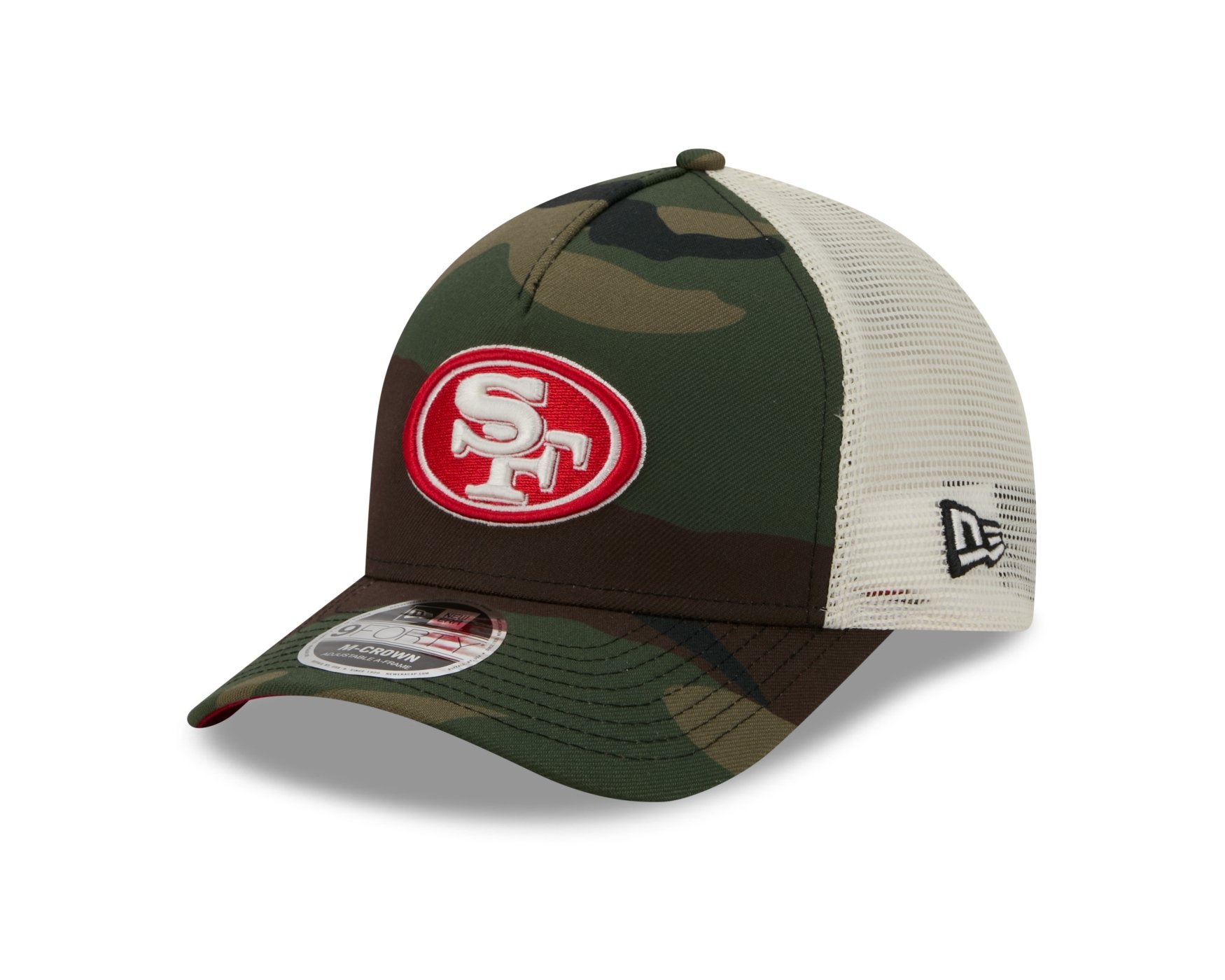 Bone New Era 9FORTY M-CROWN A-FRAME San Francisco 49ers NFL Salute Service 2025 Militar