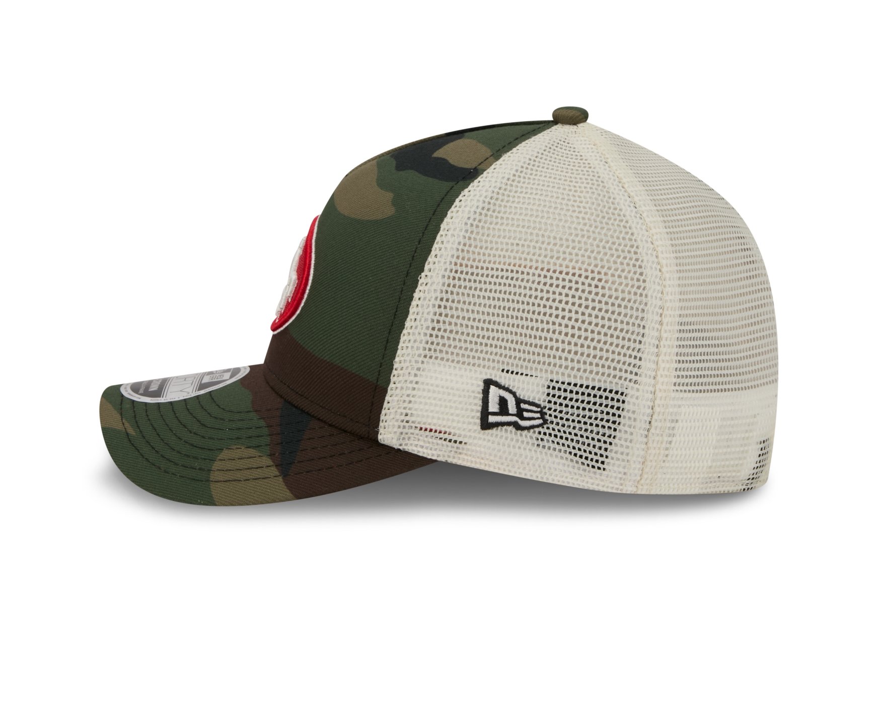 Bone New Era 9FORTY M-CROWN A-FRAME San Francisco 49ers NFL Salute Service 2025 Militar Militar 5