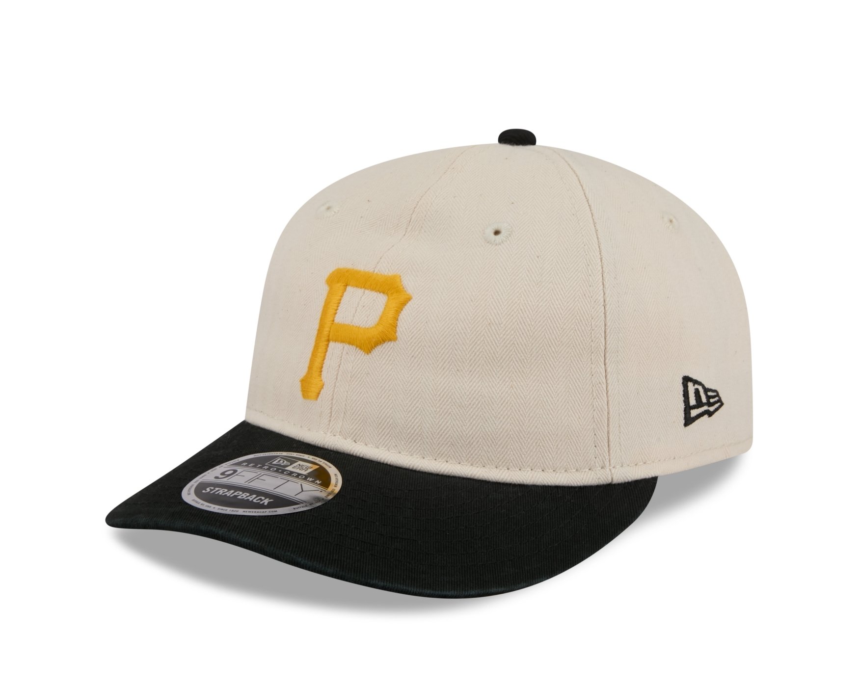 Bone New Era 9FIFTY RETRO CROWN SN Pittsburgh Pirates MLB Preto