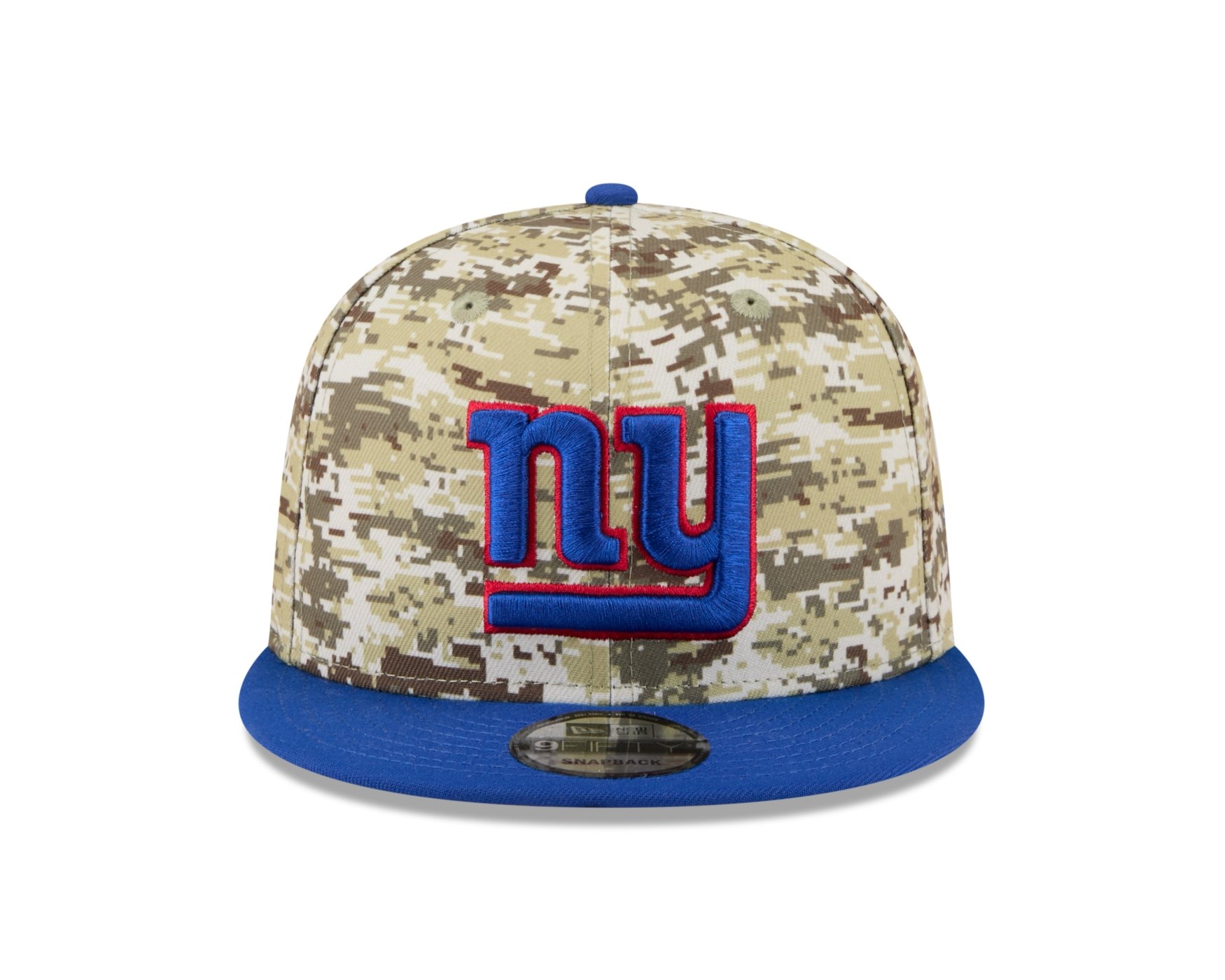 Bone New Era 9FIFTY New York Giants NFL Salute Service 2025 Militar Militar/Azul 2