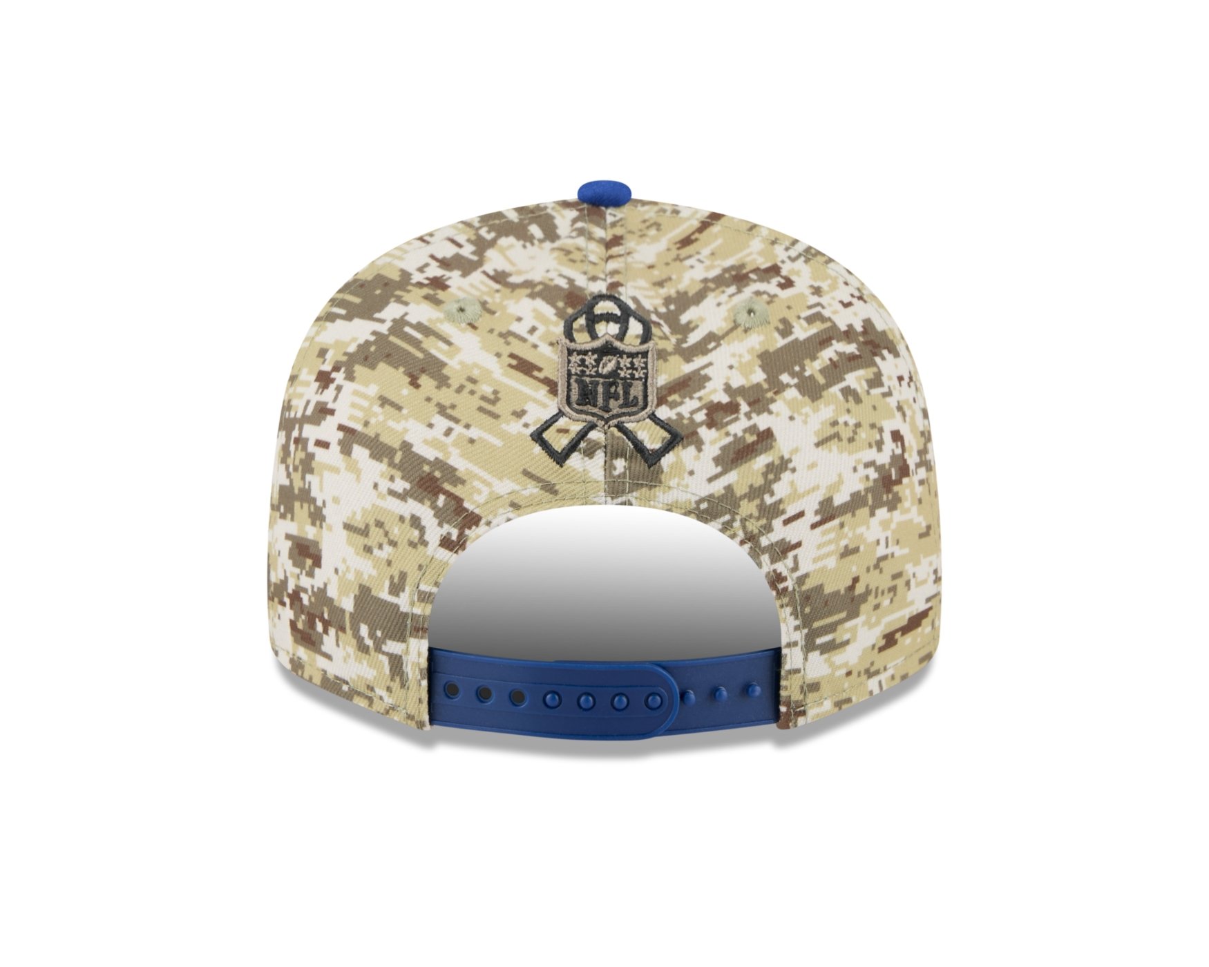 Bone New Era 9FIFTY New York Giants NFL Salute Service 2025 Militar Militar/Azul 4