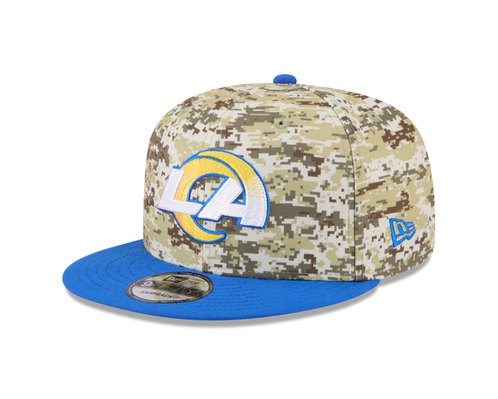 Bone New Era 9FIFTY Los Angeles Rams NFL Salute Service 2025 Militar