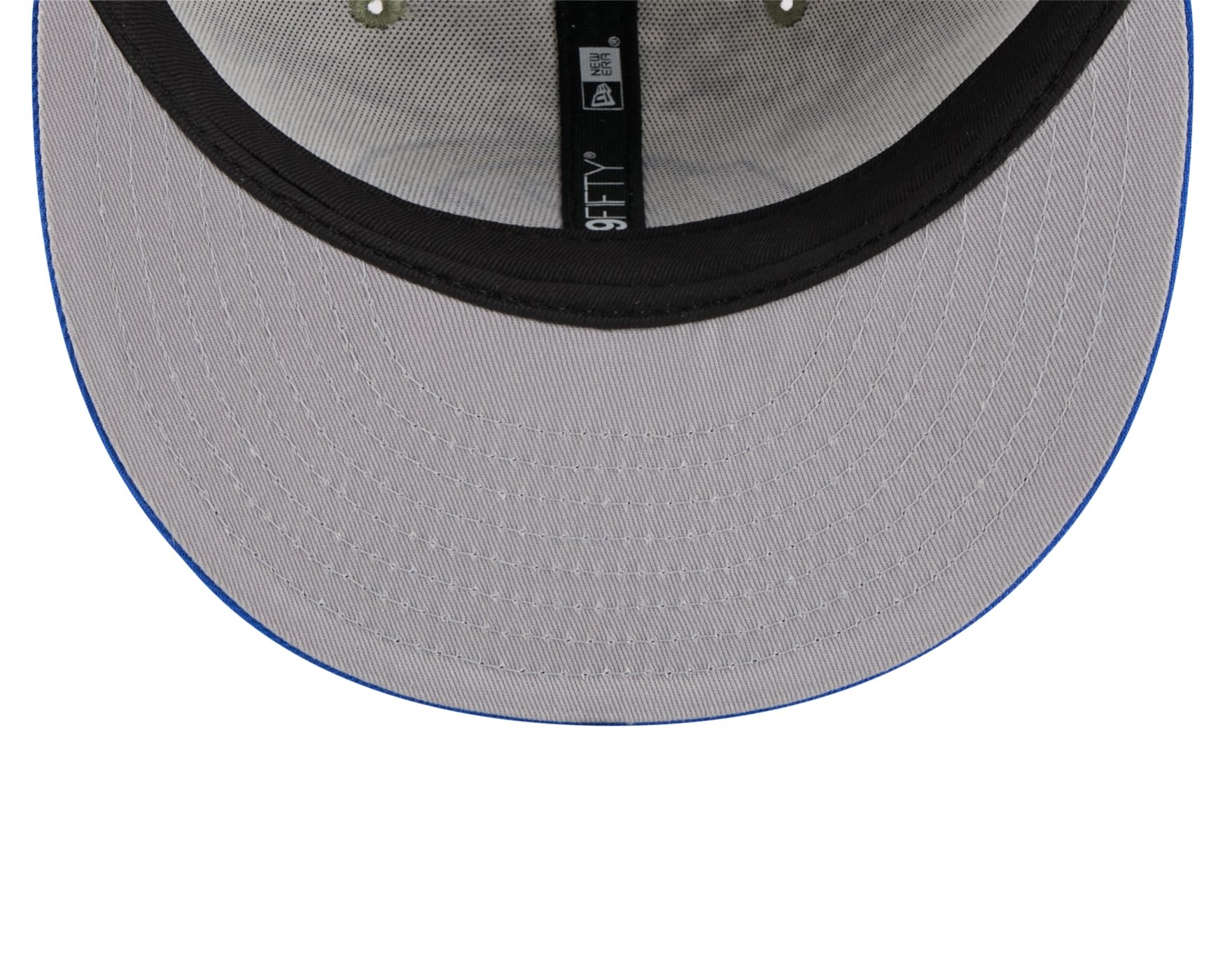 Bone New Era 9FIFTY Los Angeles Rams NFL Salute Service 2025 Militar Militar/Azul 5