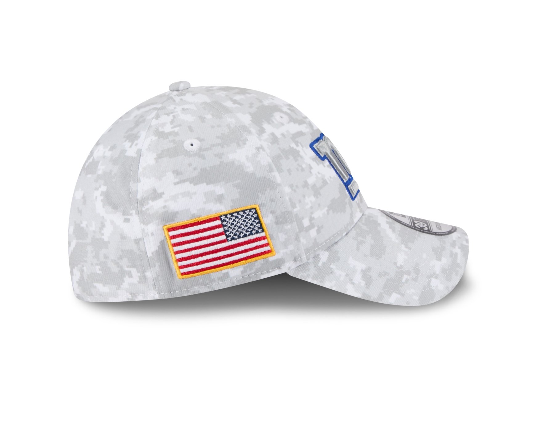 Bone New Era 39THIRTY New York Giants NFL Salute Service 2025 Militar Cinza 5