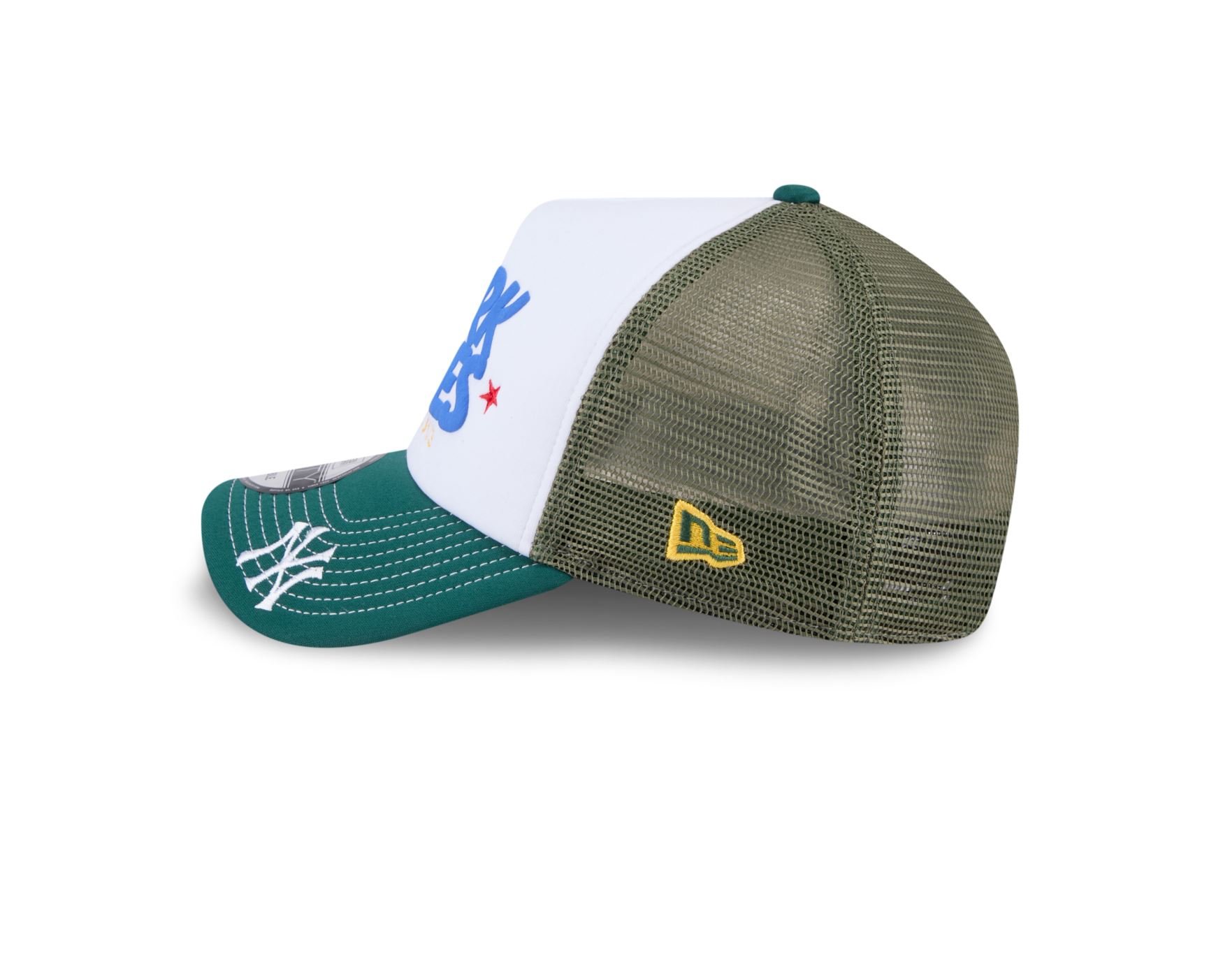 Bone New Era 9FORTY A-FRAME TRUCKER SN New York Yankees MLB Verde Verde 5