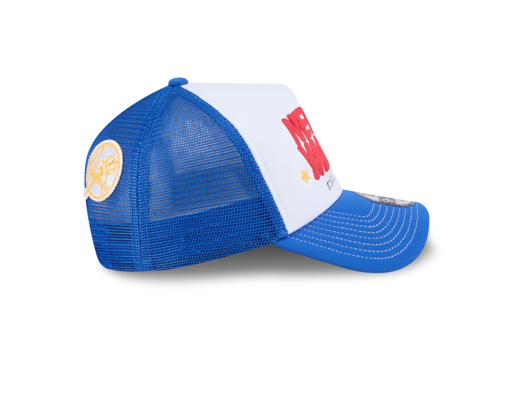 Bone New Era 9FORTY A-FRAME TRUCKER SN New York Yankees MLB Azul Azul 4