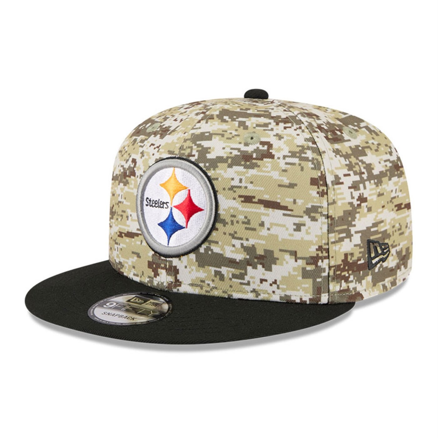 Bone New Era 9FIFTY Pittsburgh Steelers NFL Salute Service 2025 Militar