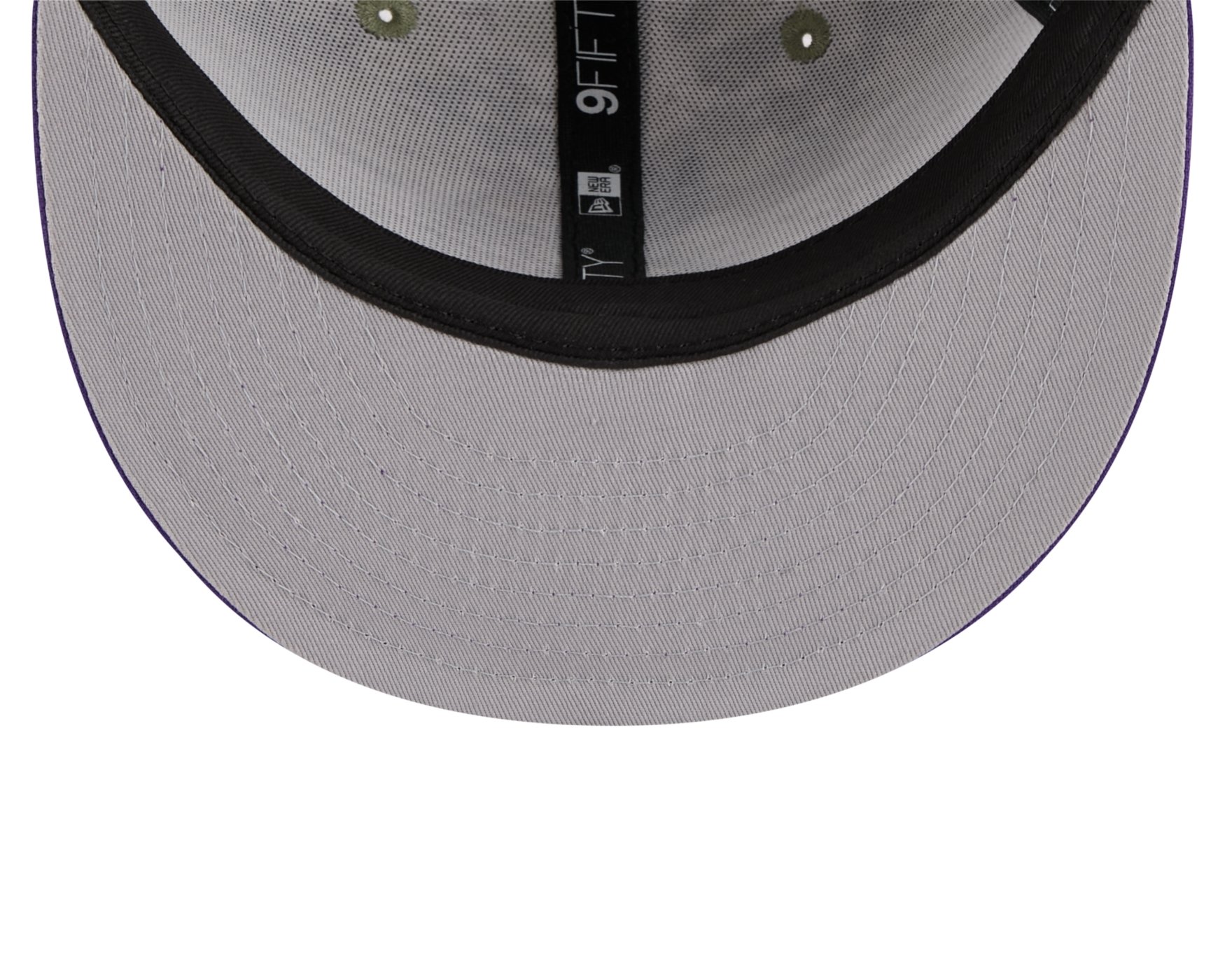 Bone New Era 9FIFTY Minnesota Vikings NFL Salute Service 2025 Militar Militar/Roxo 7