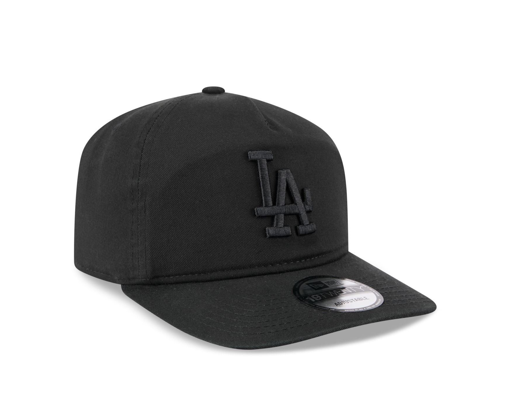 Bone New Era 19TWENTY Los Angeles Dodgers Quickstrike 2025 Prata Preto 2
