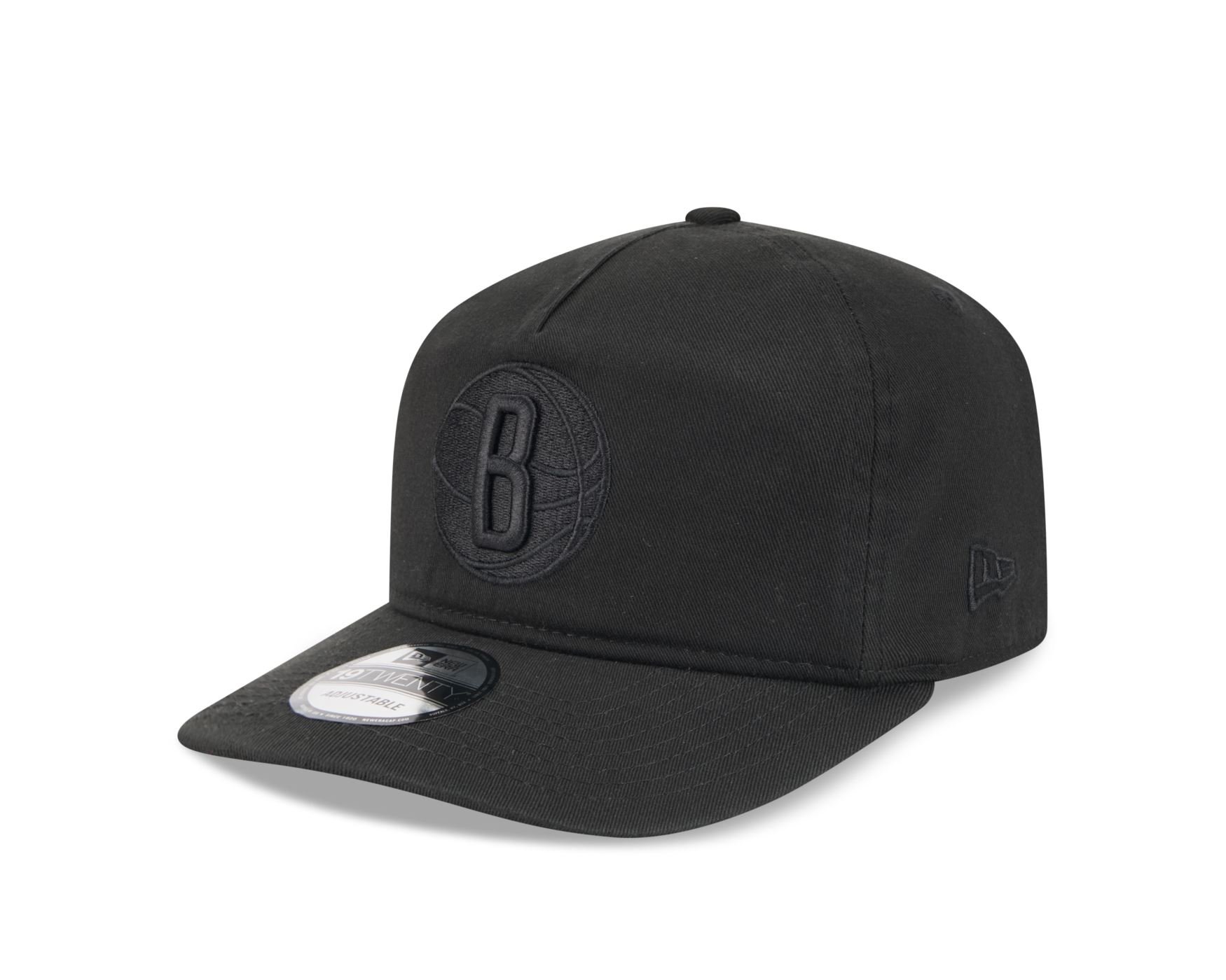 Bone New Era 19TWENTY Brooklyn Nets Quickstrike 2025 Preto