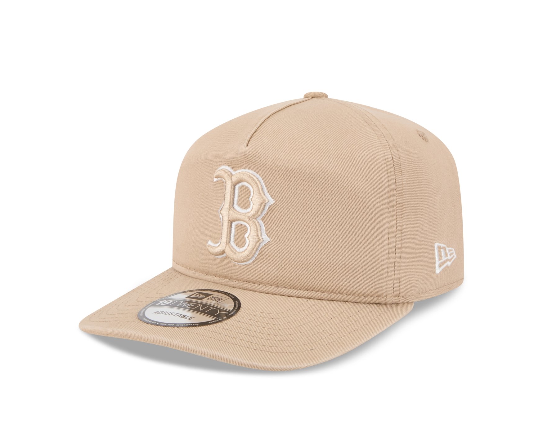 Bone New Era 19TWENTY Boston Red Sox Quickstrike 2025 Bege Bege 1
