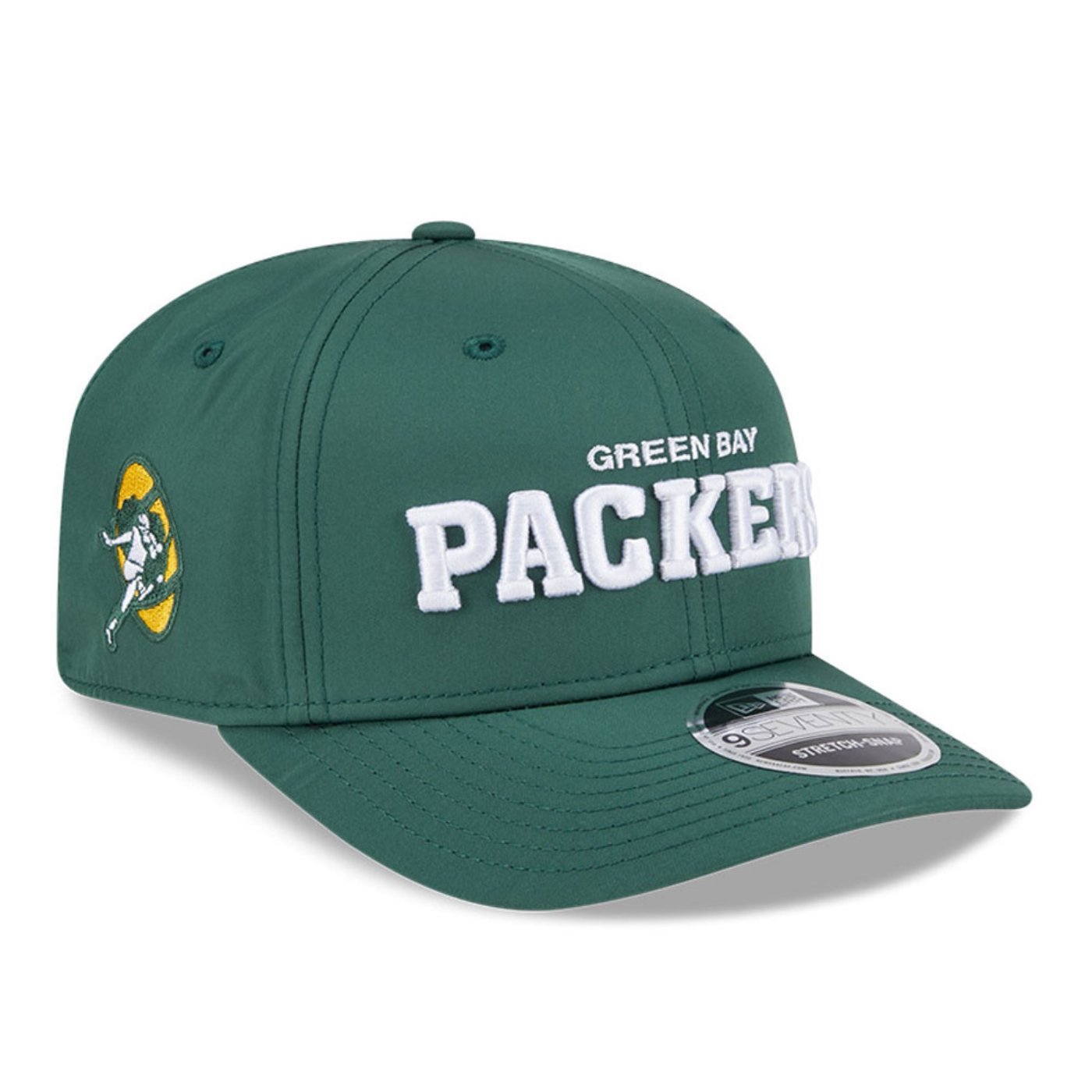 Bone New Era  9SEVENTY Strtch Snap  Green Bay Packers NFL Off White Verde 3