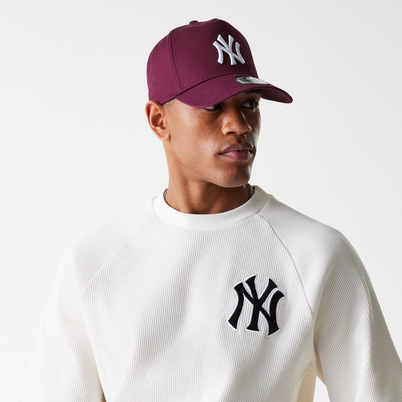 Camiseta New Era Regular New York Yankees MLB Branco Branco 2