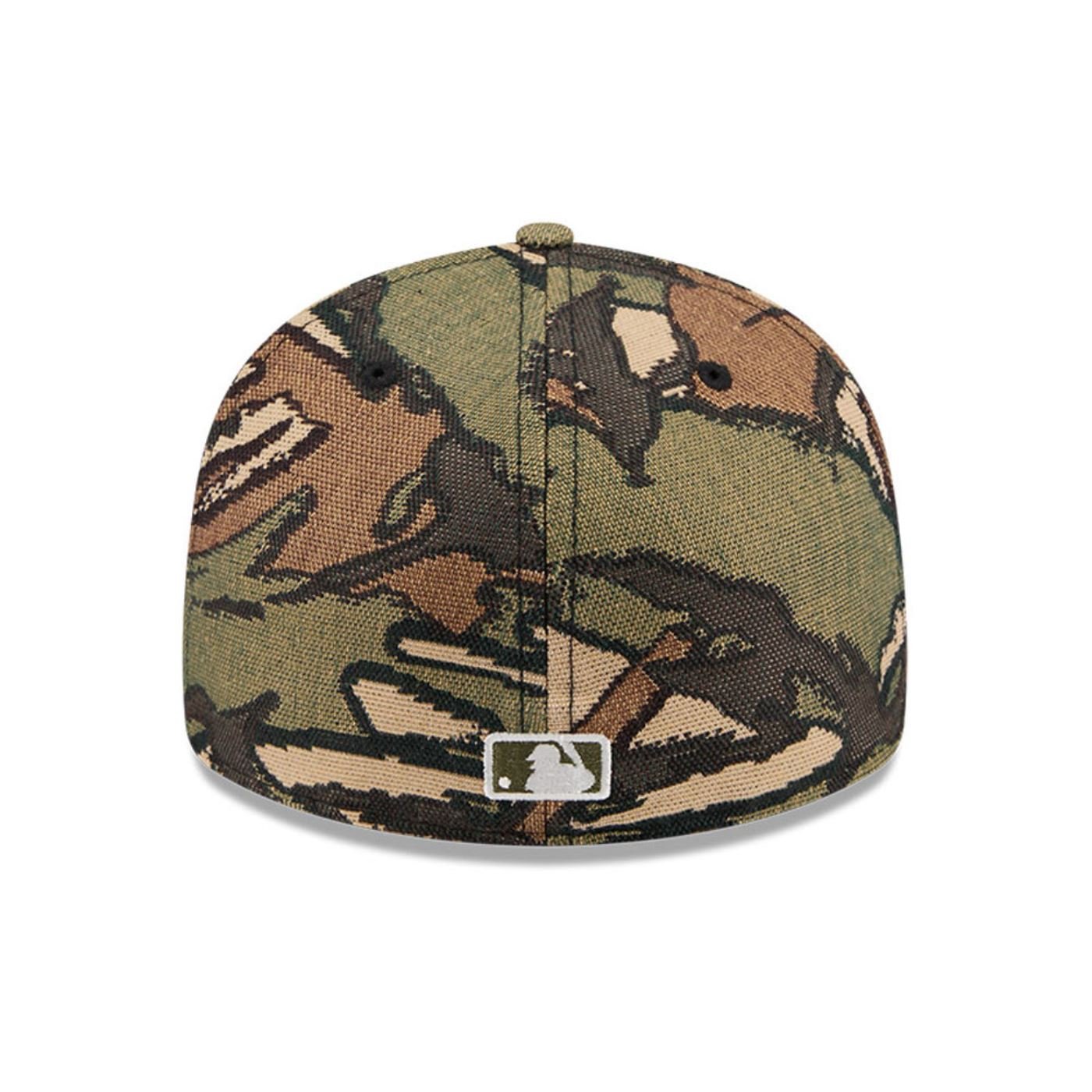 Bone New Era 59FIFTY Los Angeles Dodgers MLB Militar Militar 3
