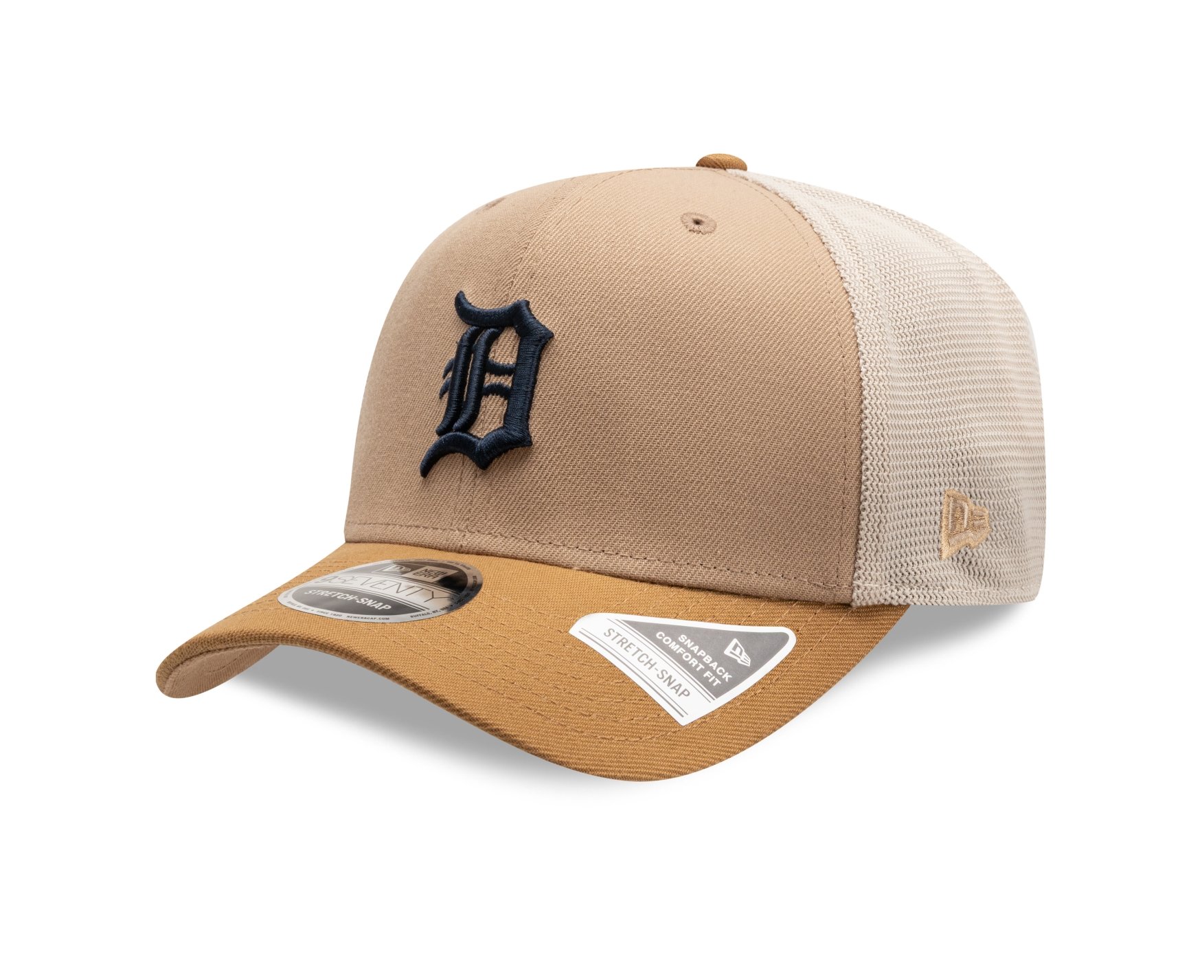 Bone New Era 9SEVENTY STRETCH SNAP Detroit Tigers MLB Bege