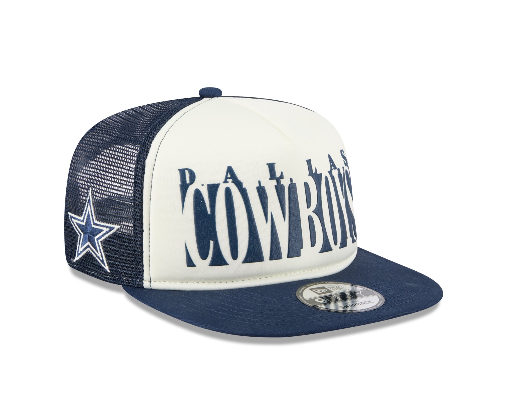 Bone New Era 9FIFTY A-FRAME SNAPBACK Dallas Cowboys NFL Azul Azul 3