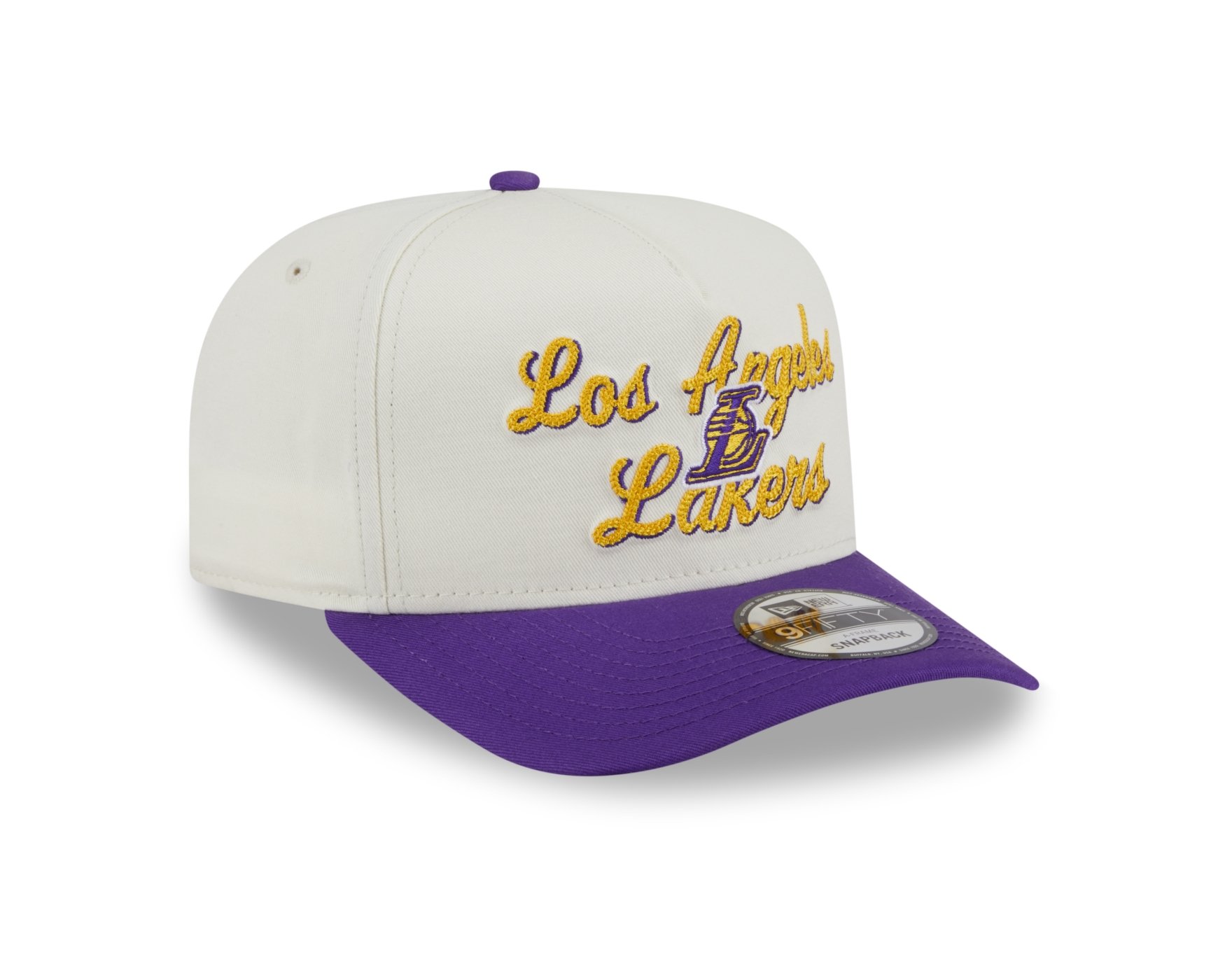 Bone New Era 9FIFTY A-FRAME SNAPBACK Los Angeles Lakers NBA Roxo Roxo 2