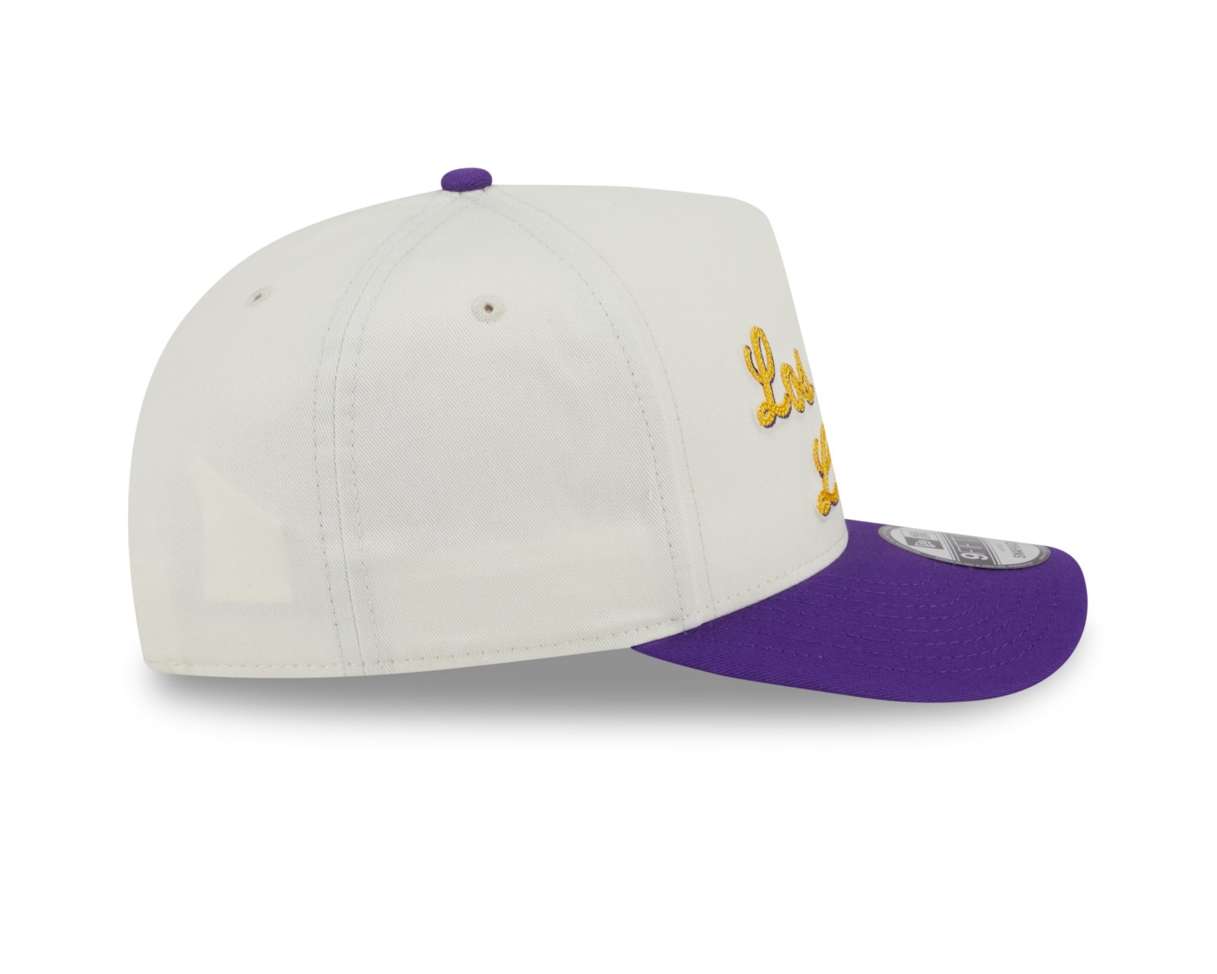 Bone New Era 9FIFTY A-FRAME SNAPBACK Los Angeles Lakers NBA Roxo Roxo 3