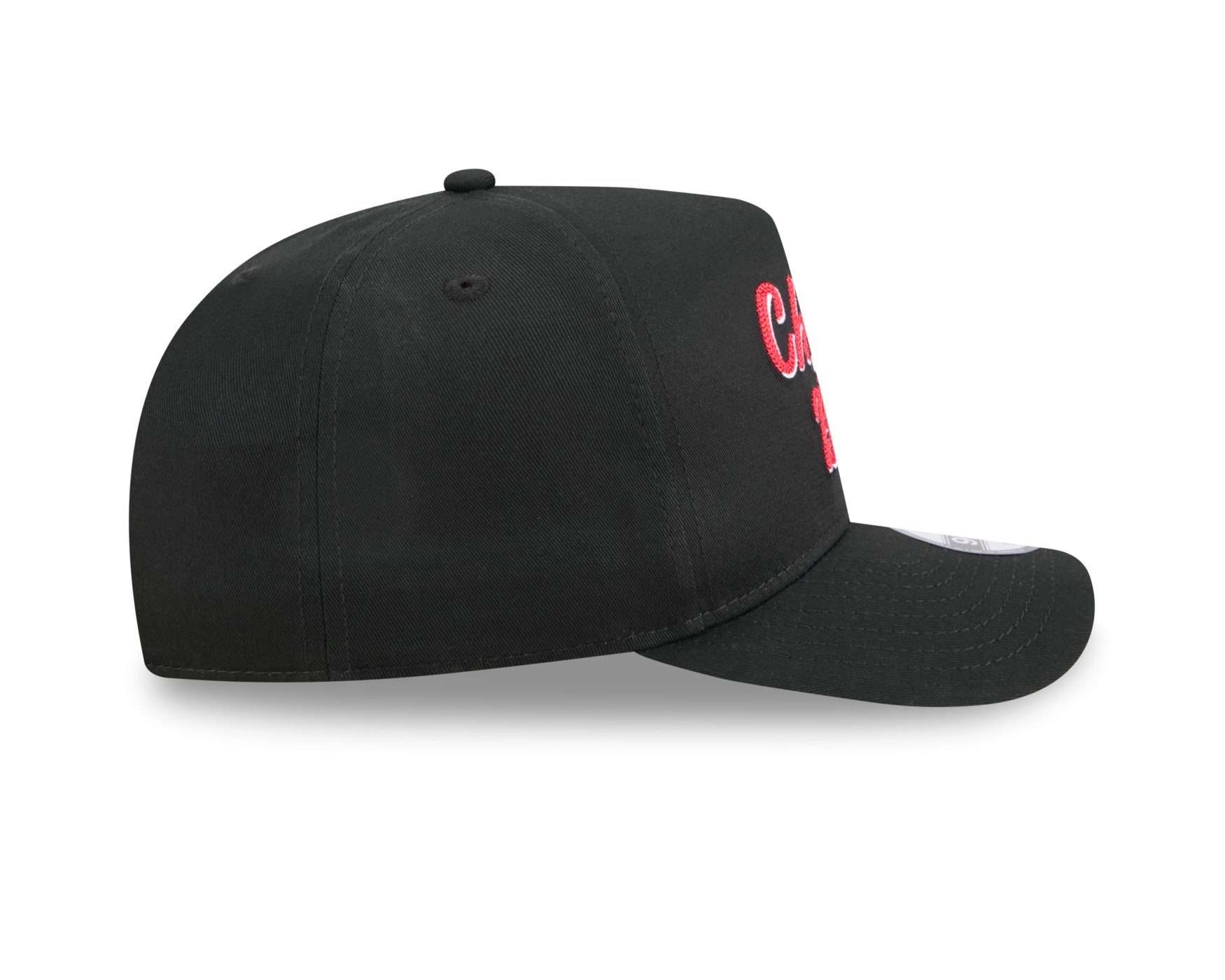 Bone New Era 9FIFTY A-FRAME SNAPBACK Chicago Bulls NBA Preto Preto 3