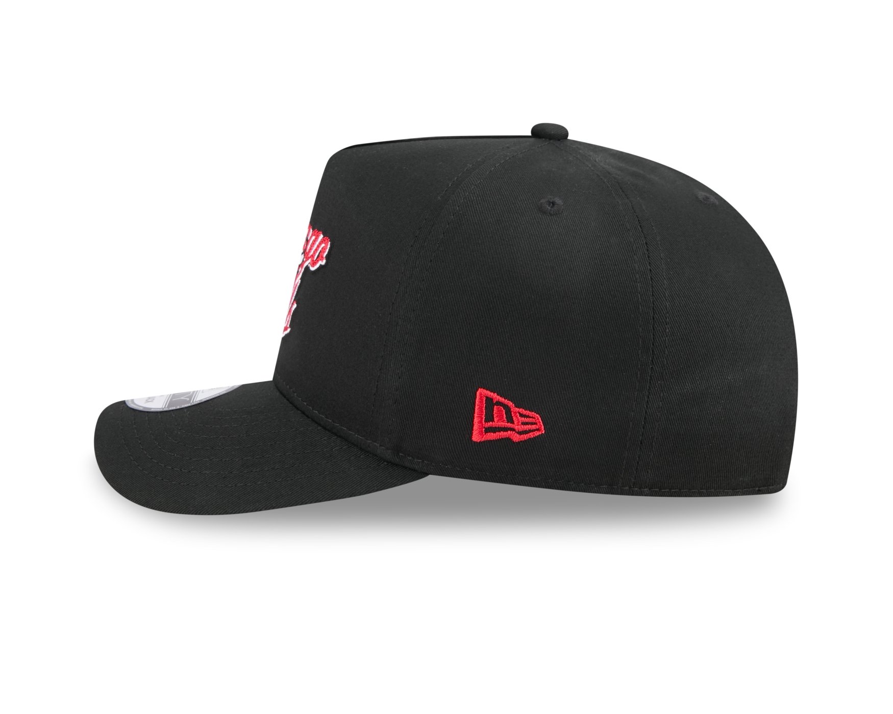 Bone New Era 9FIFTY A-FRAME SNAPBACK Chicago Bulls NBA Preto Preto 6