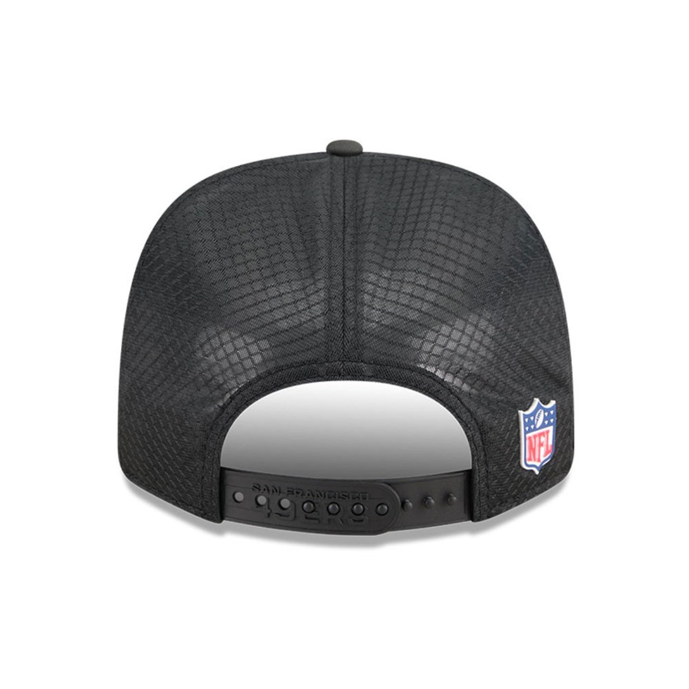 Bone New Era 9SEVENTY San Francisco 49ers NFL Preto Preto 4