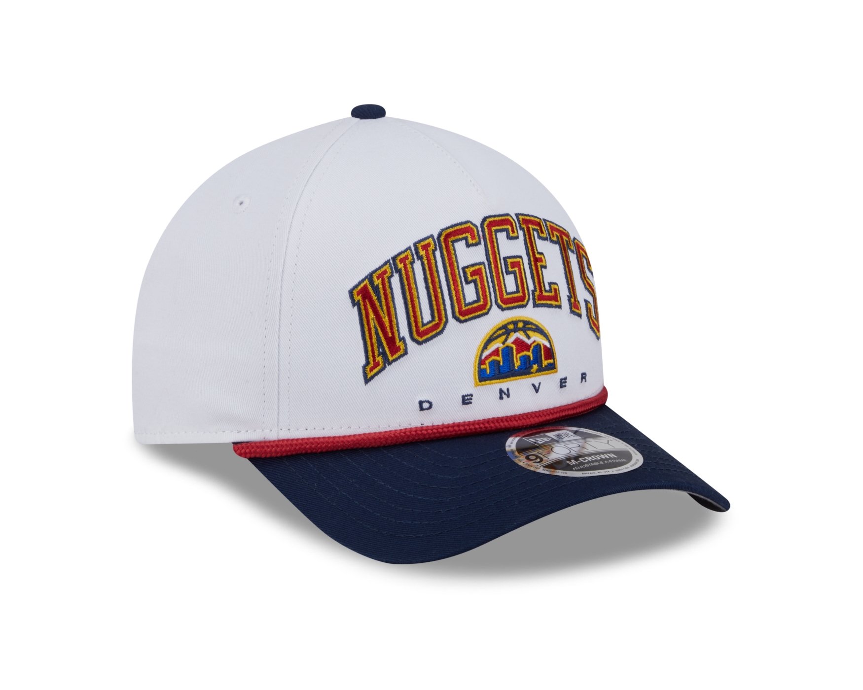 Bone New Era 9FORTY M-CROWN A-FRAME Denver Nuggets NBA Azul Azul 2