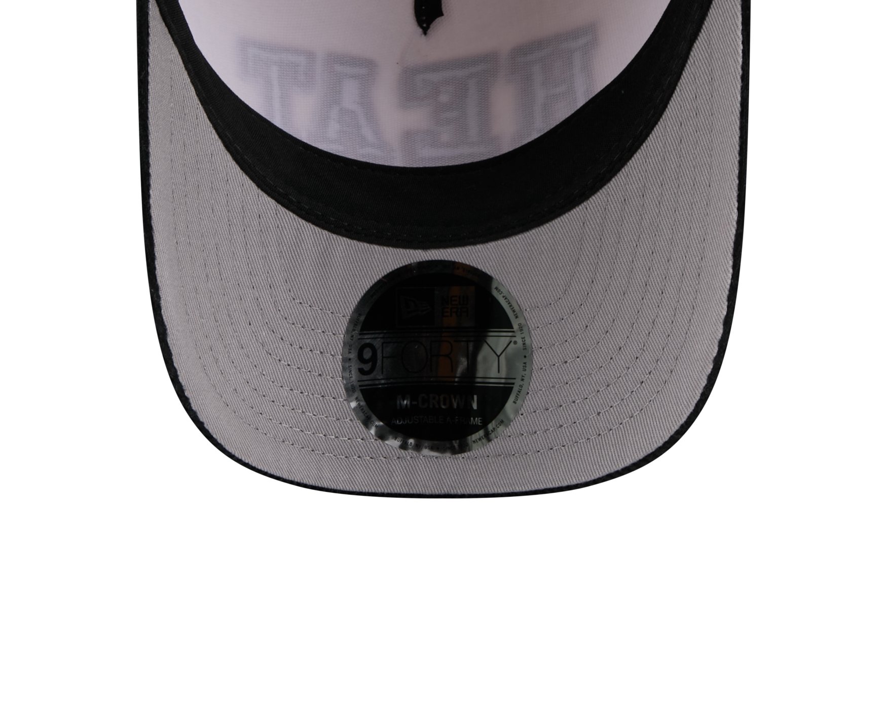 Bone New Era 9FORTY M-CROWN A-FRAME Miami Heat NBA Preto Bege/Preto 5