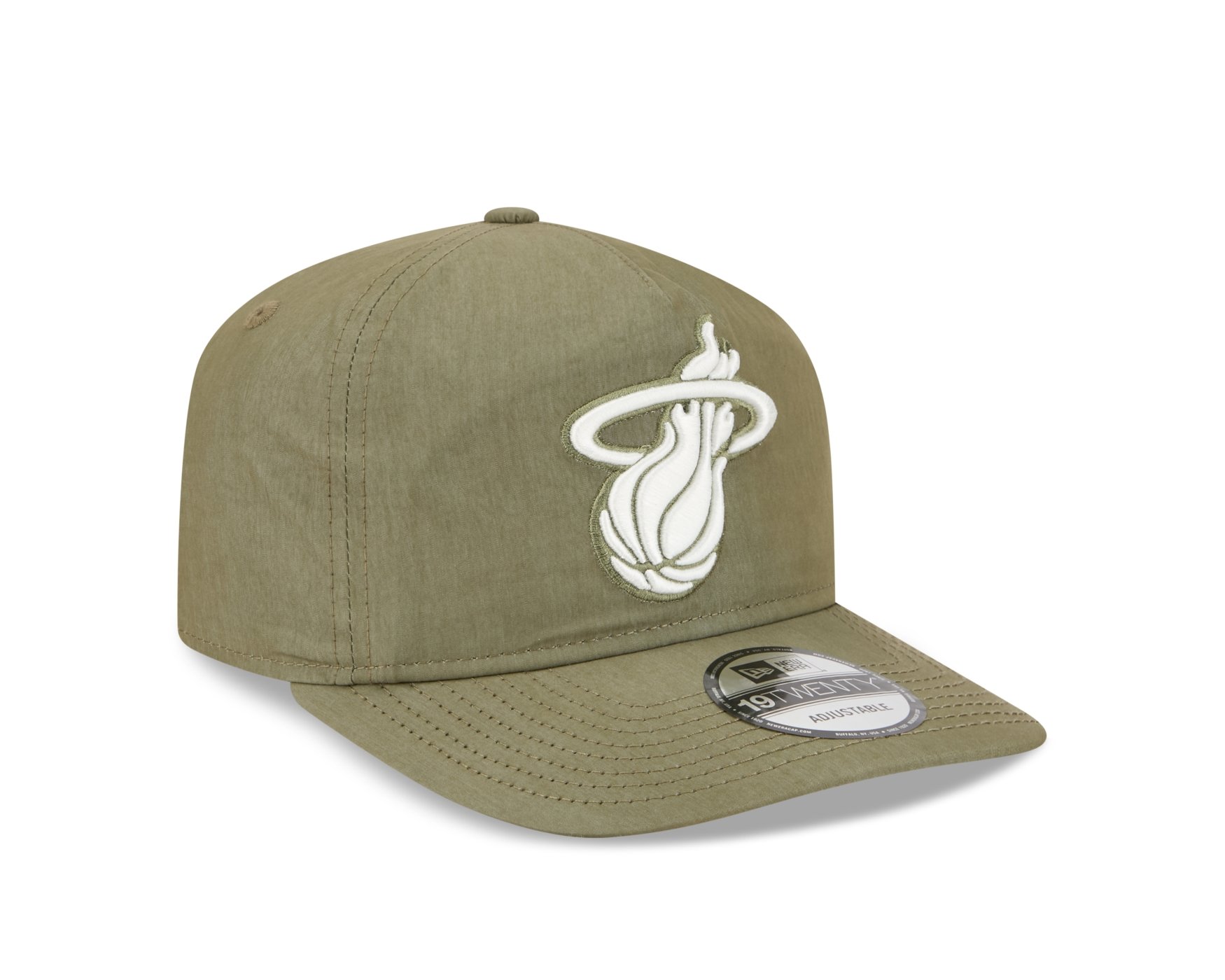 Bone New Era 19TWENTY STRAPBACK Miami Heat NBA Verde Verde 3