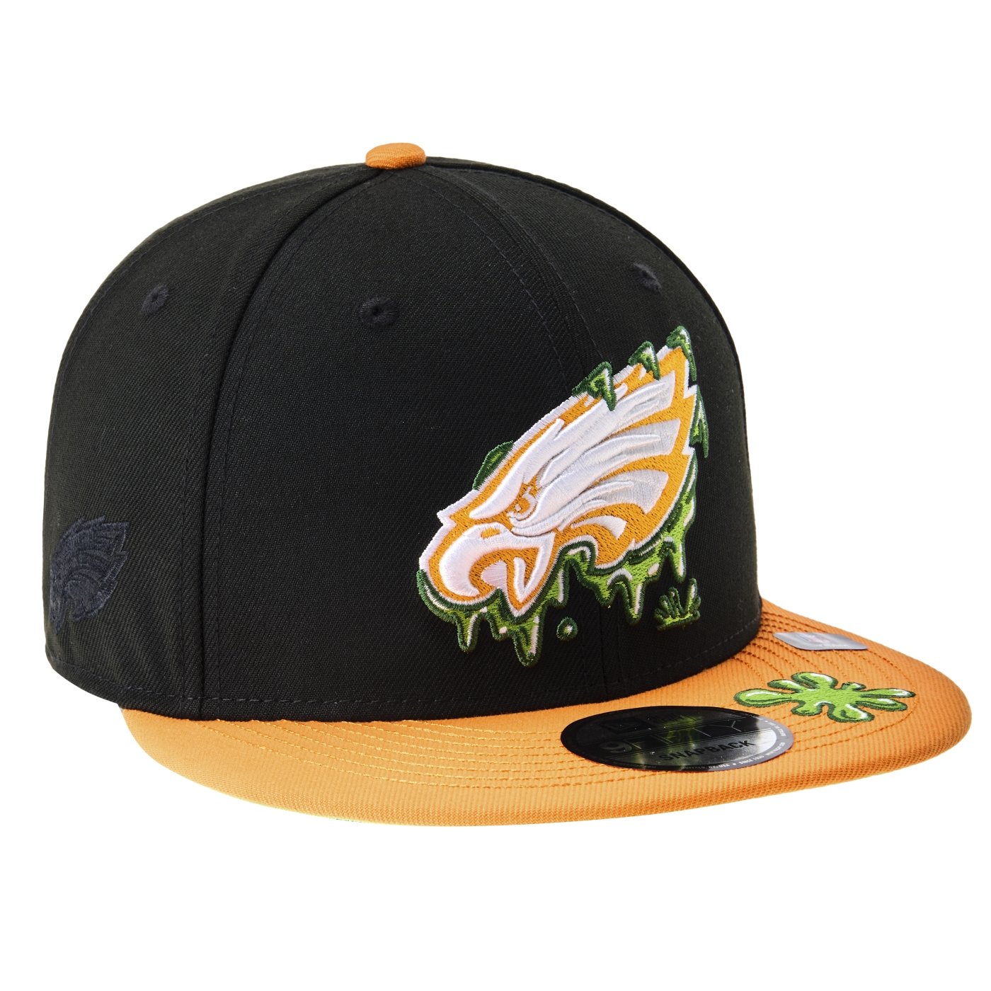 Bone New Era 9FIFITY SNAPBACK Philadelphia Eagles NFL Preto Preto 3