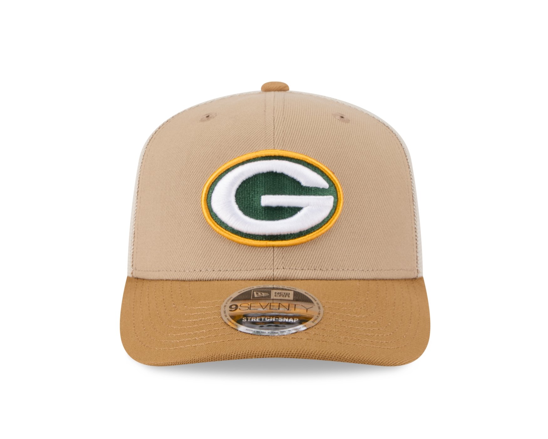 Bone New Era 9SEVENTY STRETCH SNAP Green Bay Packers NFL Bege Bege 2