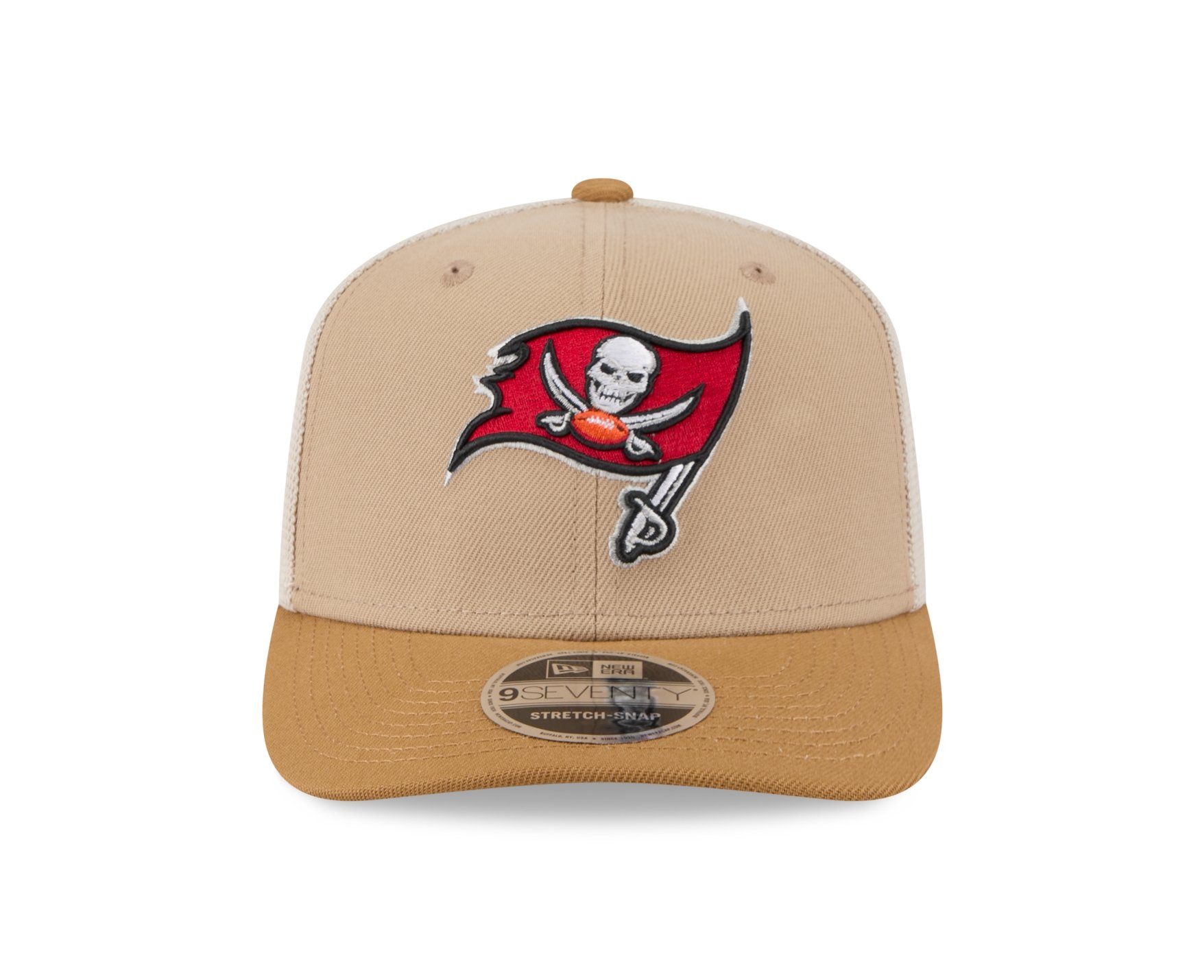 Bone New Era 9SEVENTY STRETCH SNAP Tampa Bay Buccaneers NFL Bege Bege 2
