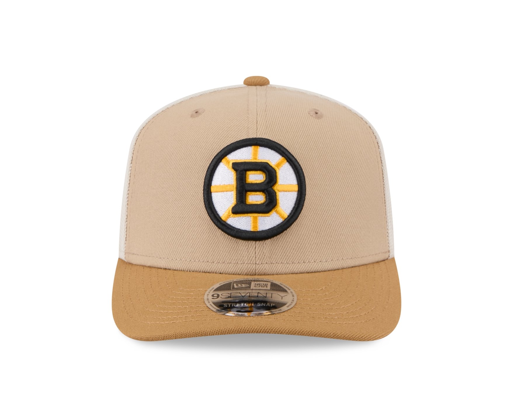 Bone New Era 9SEVENTY STRETCH SNAP Boston Bruins NHL Bege Bege 2