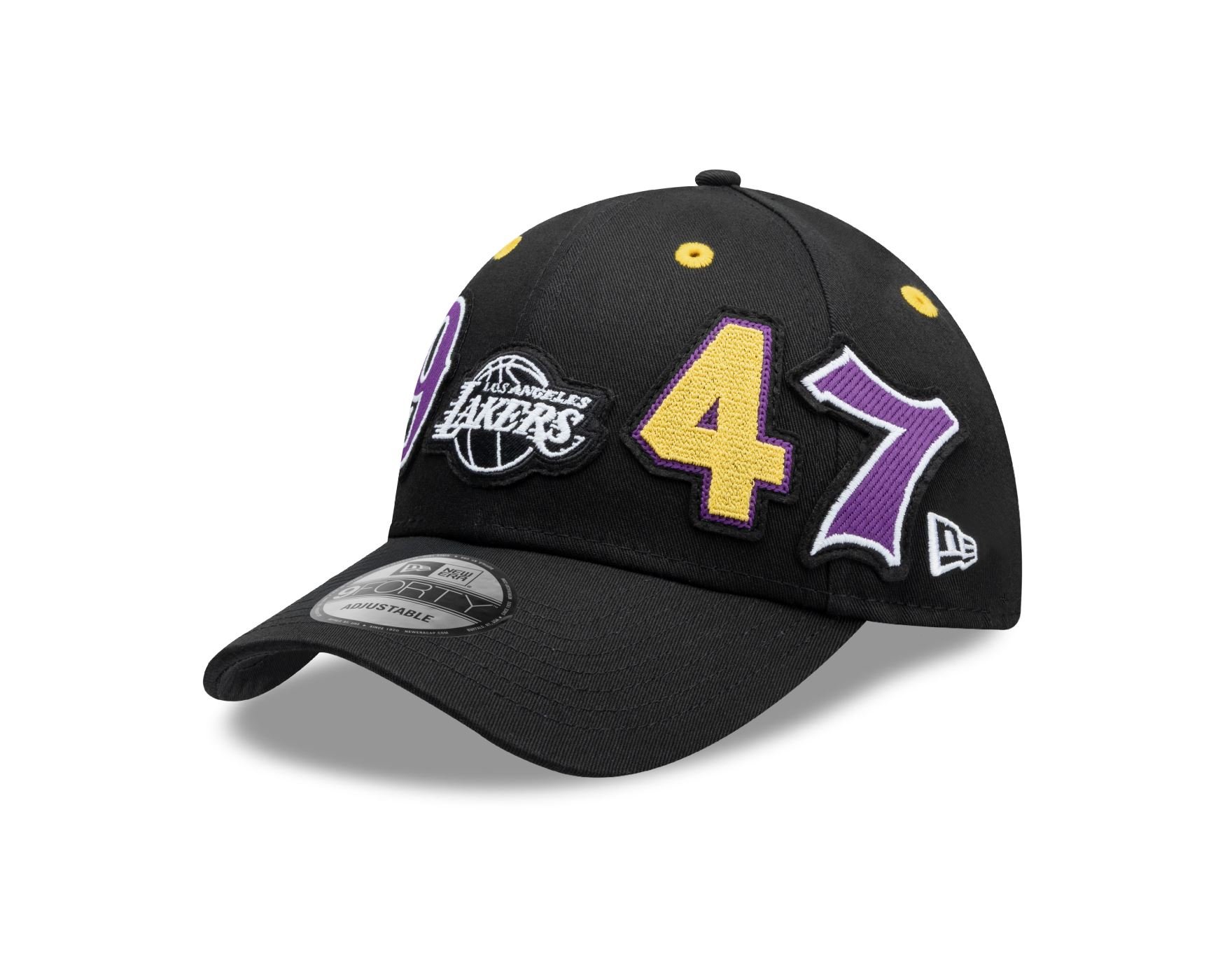Bone New Era 9FORTY Los Angeles Lakers NBA Preto