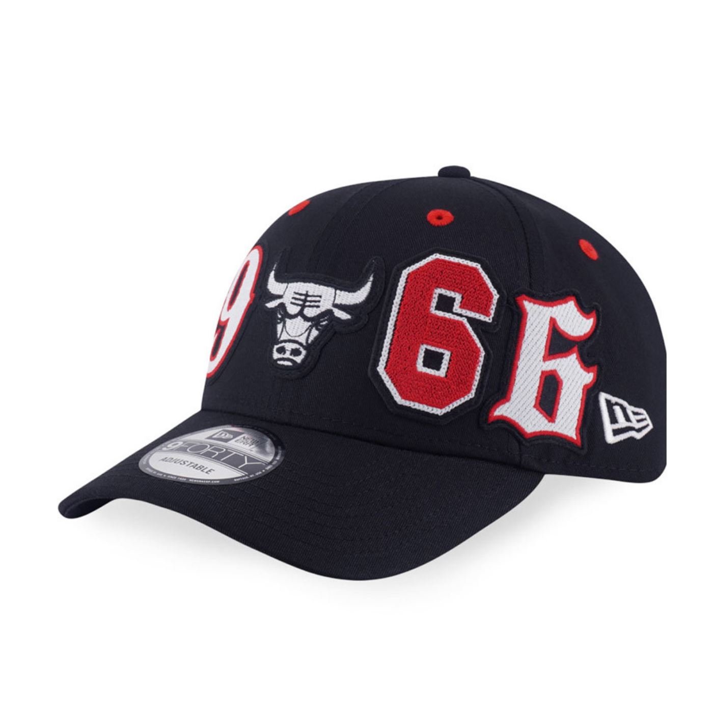 Bone New Era 9FORTY Chicago Bulls NBA Preto
