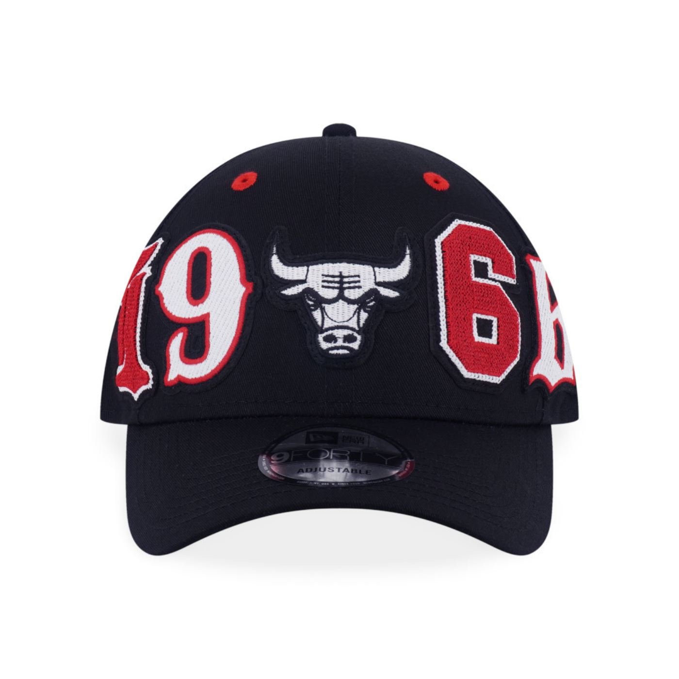 Bone New Era 9FORTY Chicago Bulls NBA Preto Preto 2