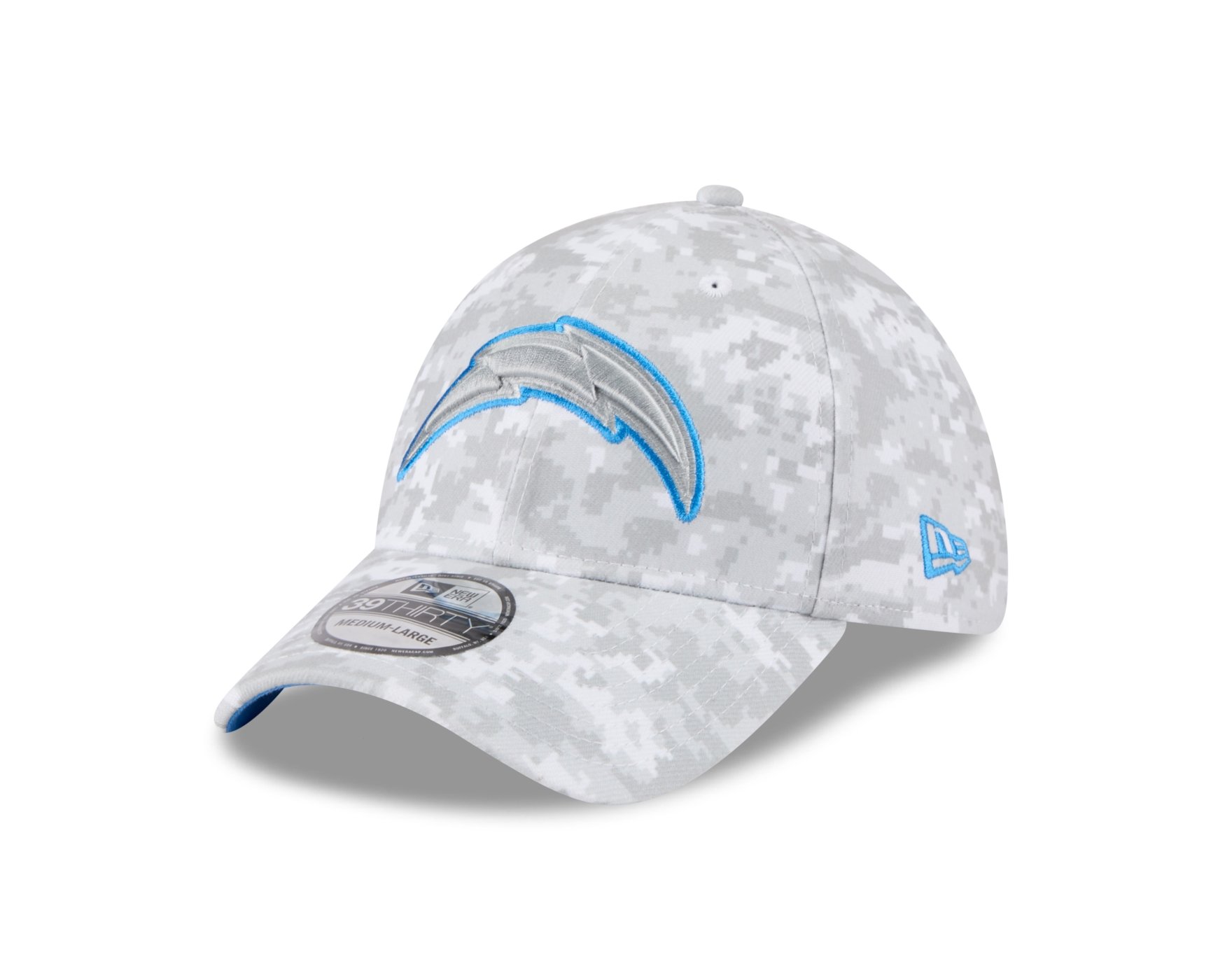 Bone New Era 39THIRTY Los Angeles Chargers NFL Salute Service 2025 Militar