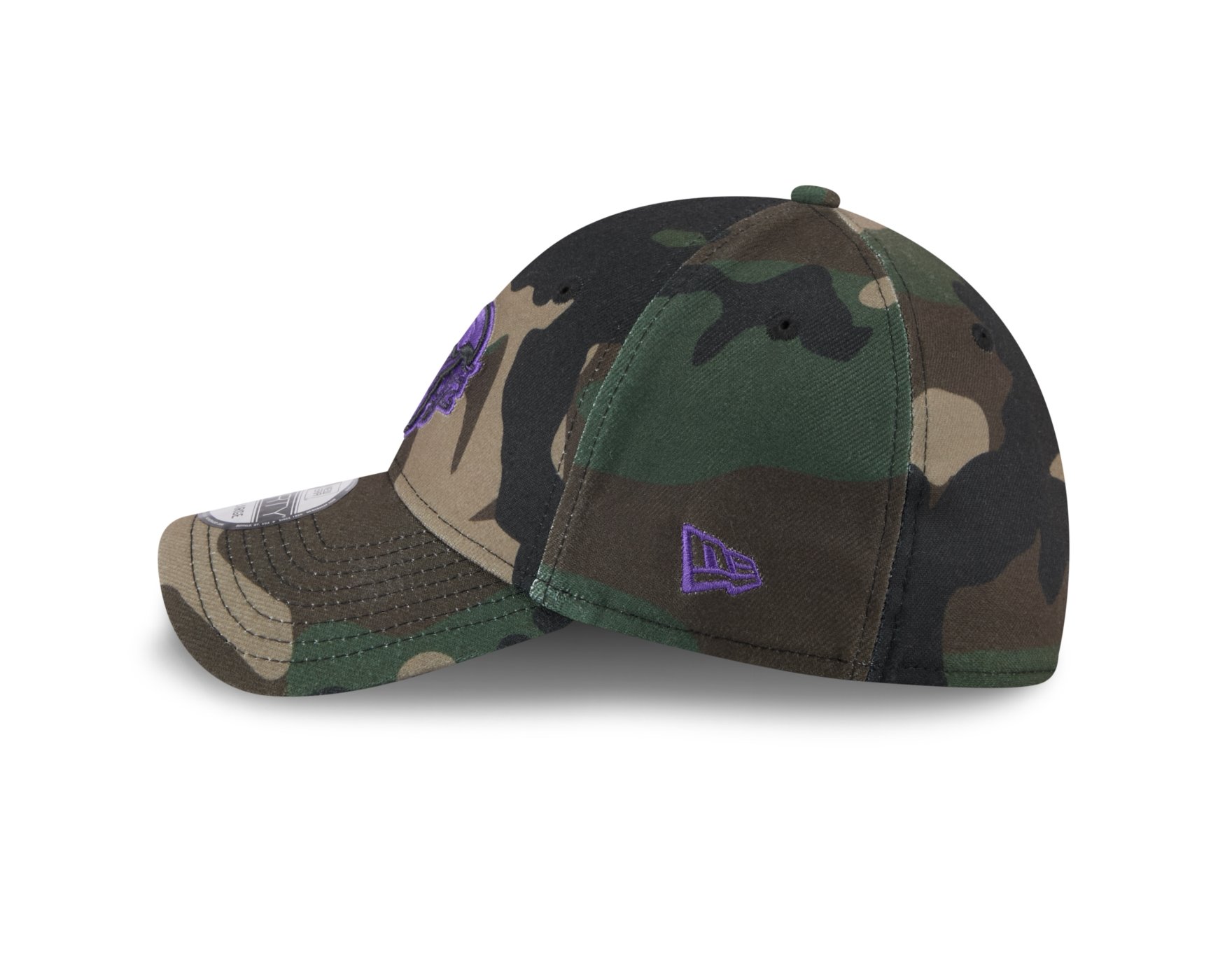 Bone New Era 39THIRTY Minnesota Vikings NFL Salute Service 2025 Militar Militar 6