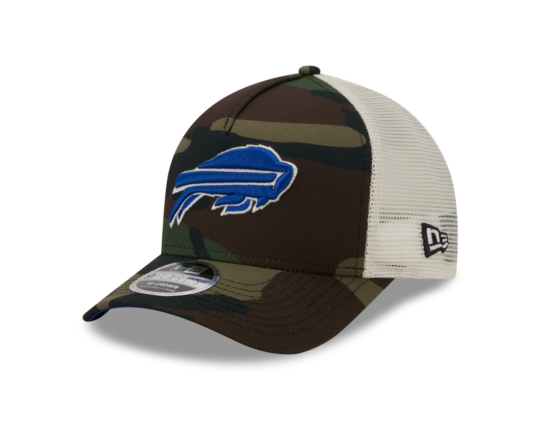 Bone New Era 9FORTY M-CROWN A-FRAME Buffalo Bills NFL Salute Service 2025 Militar