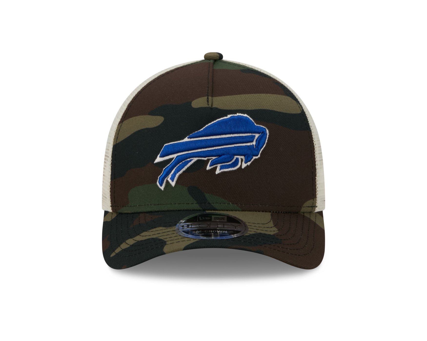 Bone New Era 9FORTY M-CROWN A-FRAME Buffalo Bills NFL Salute Service 2025 Militar Militar 2