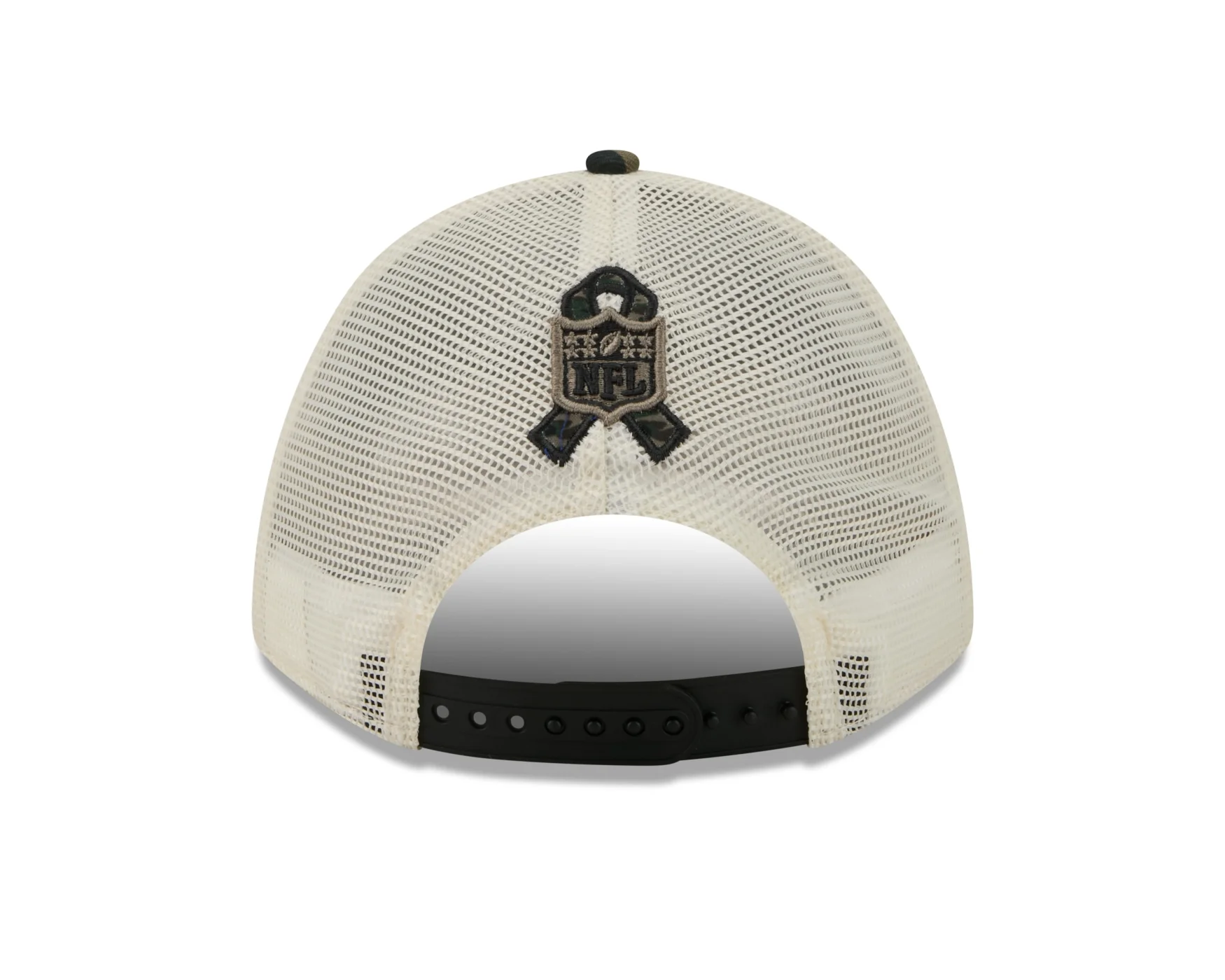 Bone New Era 9FORTY M-CROWN A-FRAME Buffalo Bills NFL Salute Service 2025 Militar Militar 4